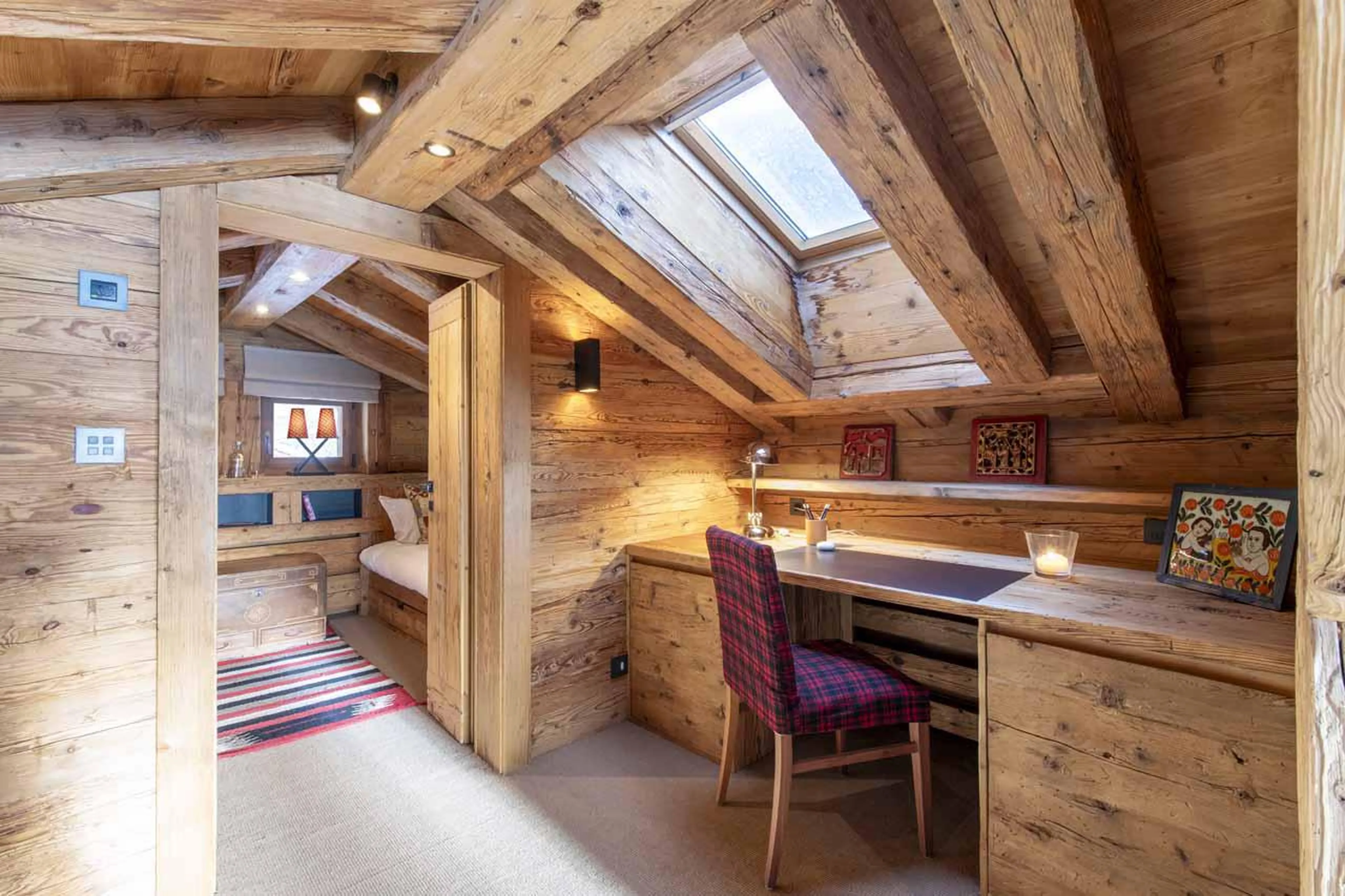 Office space on top floor at Marmotte Penthouse in Verbier