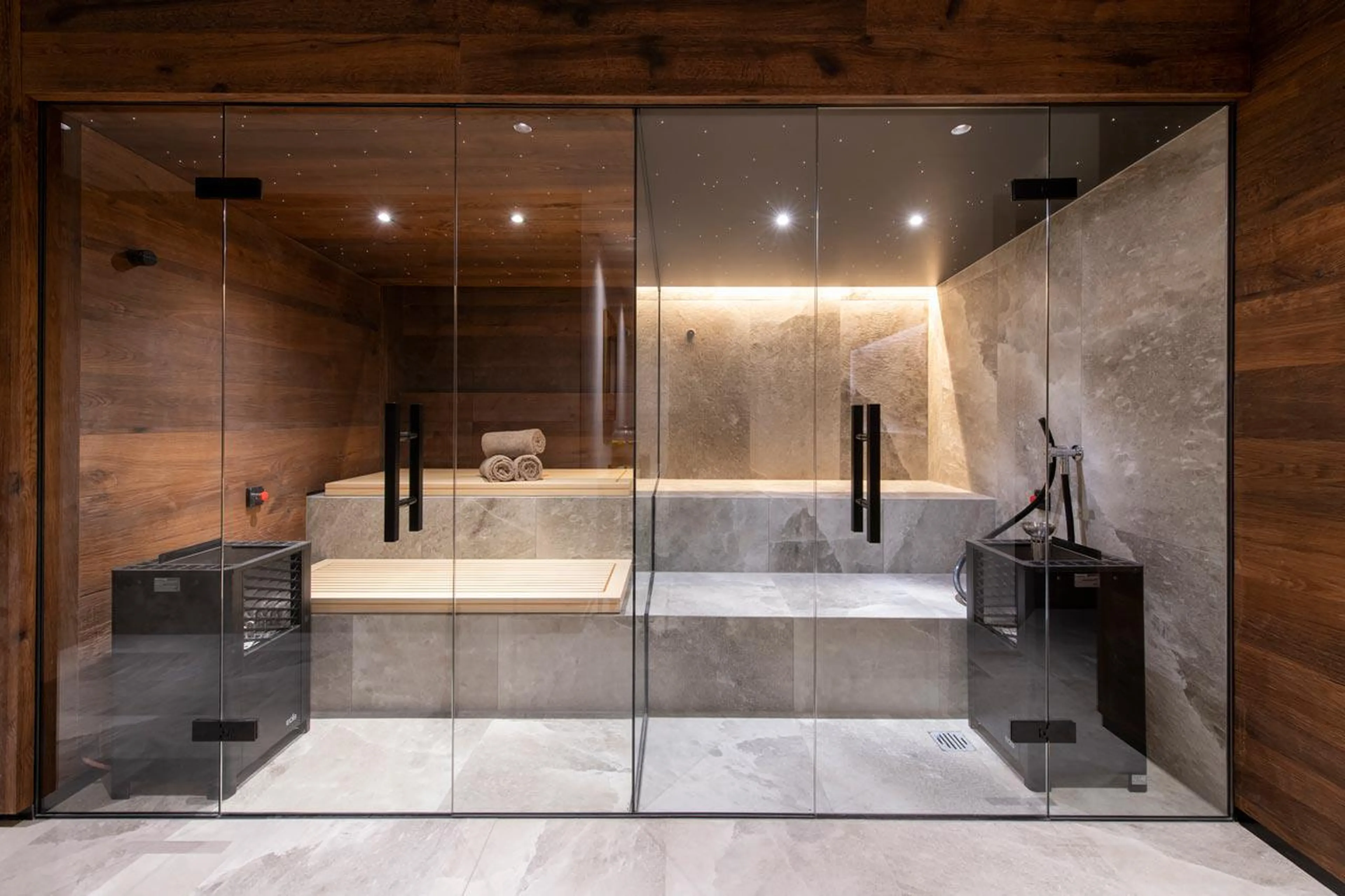 Sauna and Hammam  of Sierrahaus of Matterhorn Penthouse, Zermatt