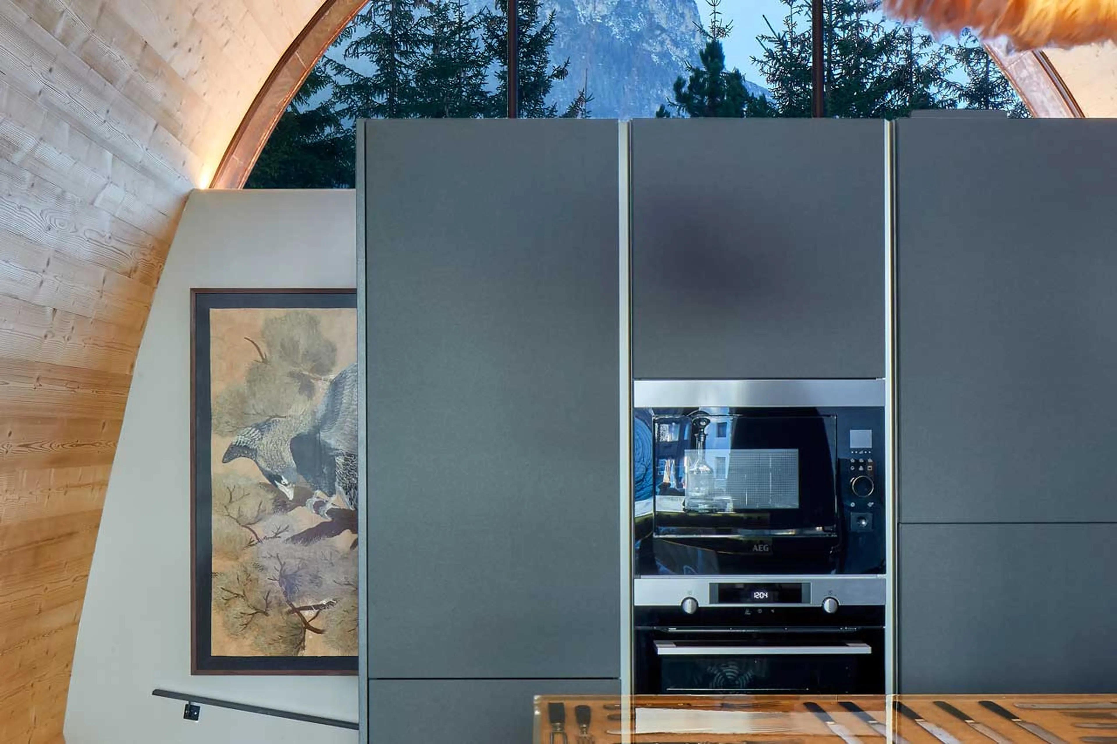 Kitchen at Mi Chalet in Alta Badia
