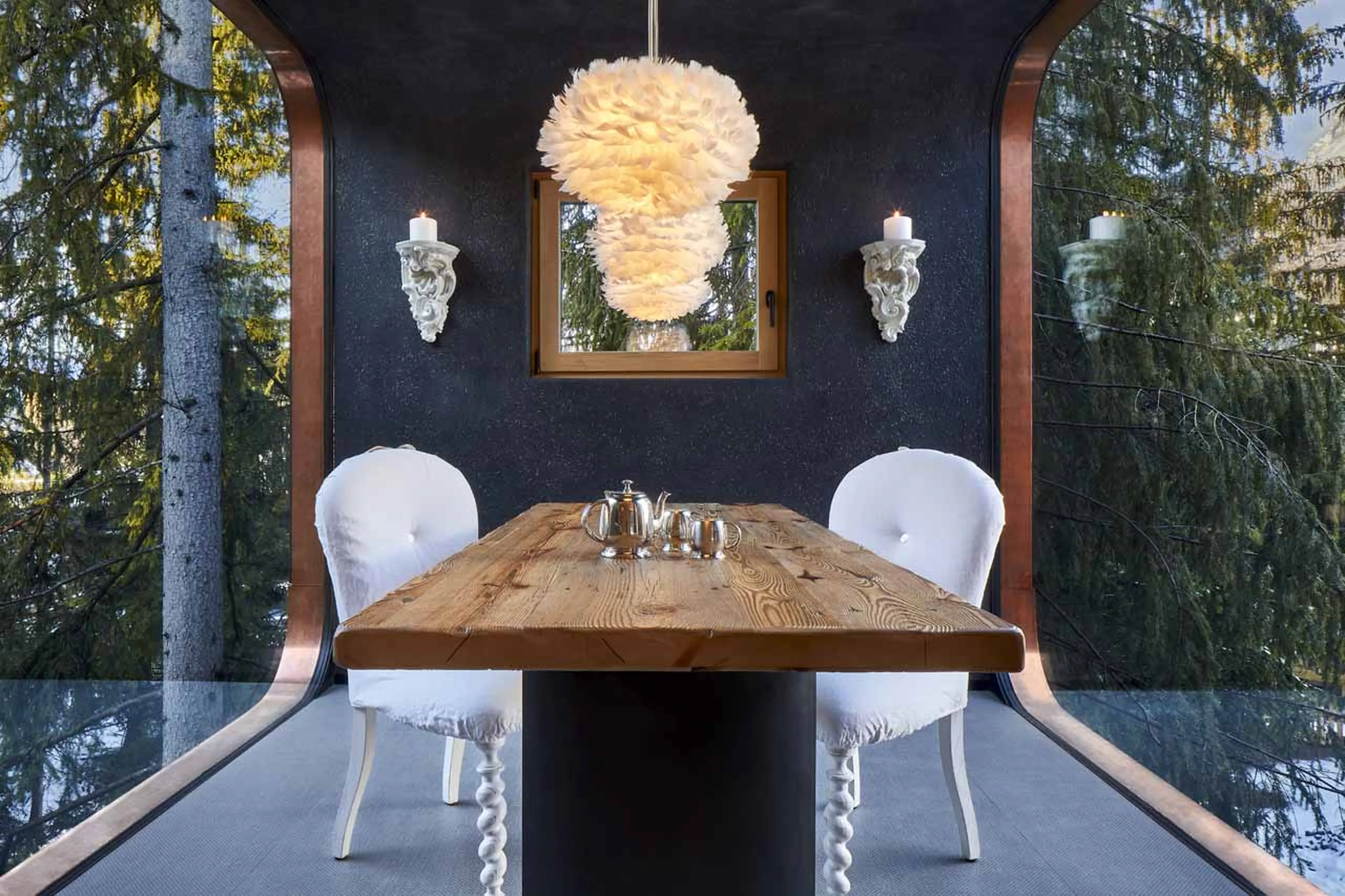 Dining area at Mi Chalet in Alta Badia