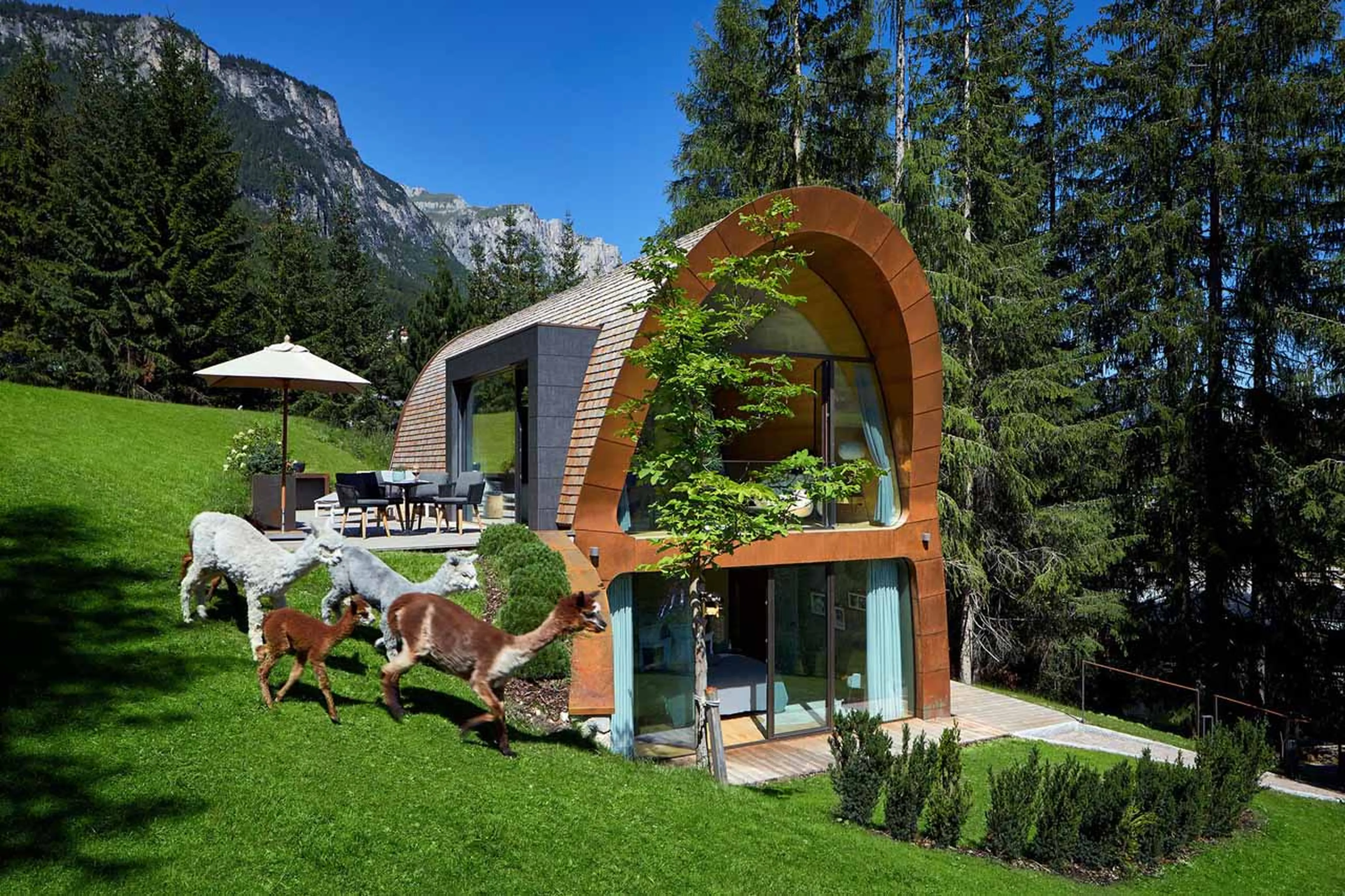Exterior of Mi Chalet in Alta Badia