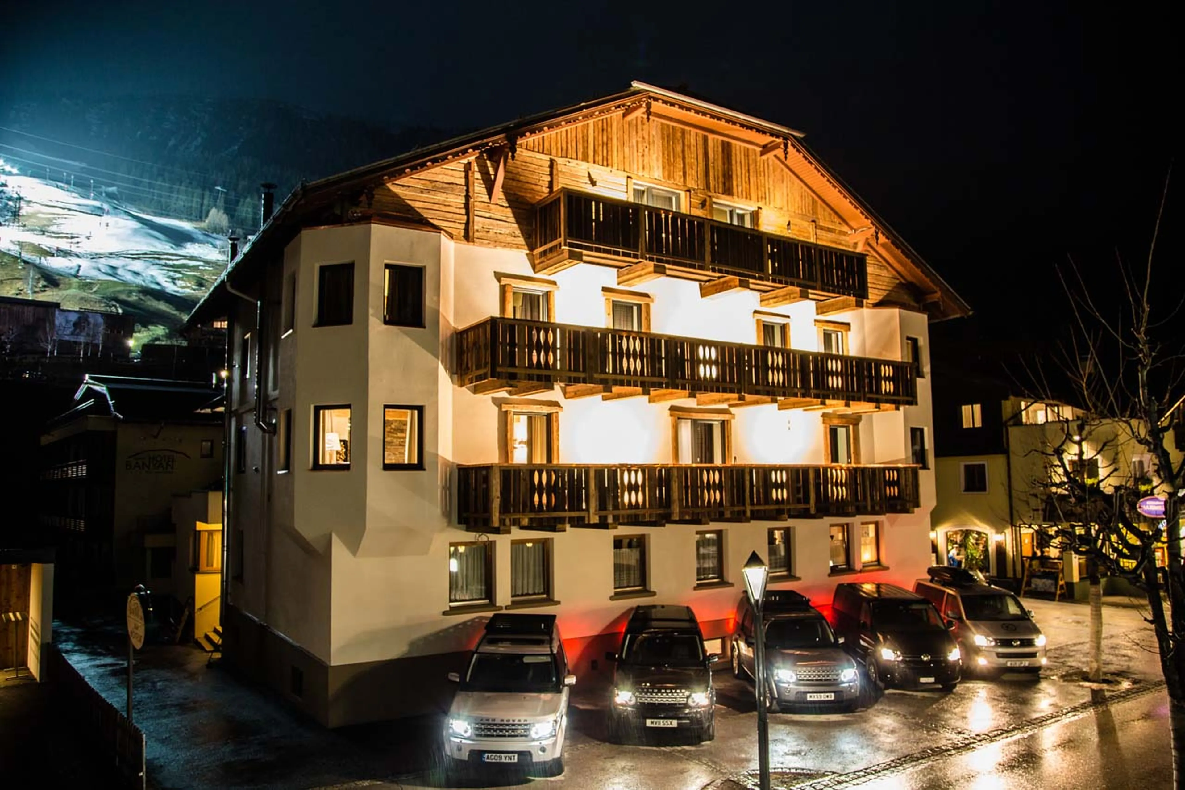 Exterior of Montfort Lodge in St Anton