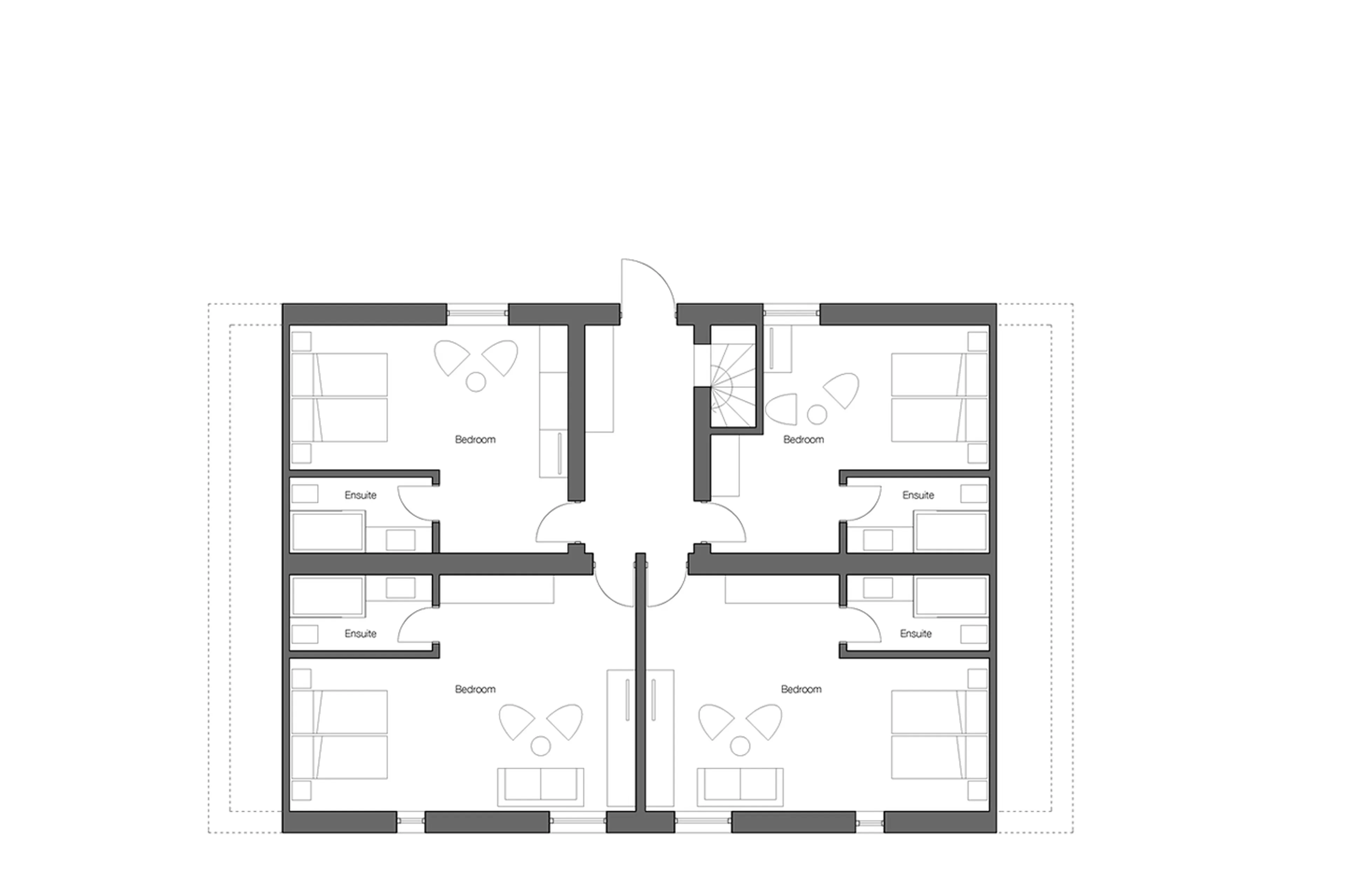 Level 3 floor plan of Montfort Lodge in St Anton
