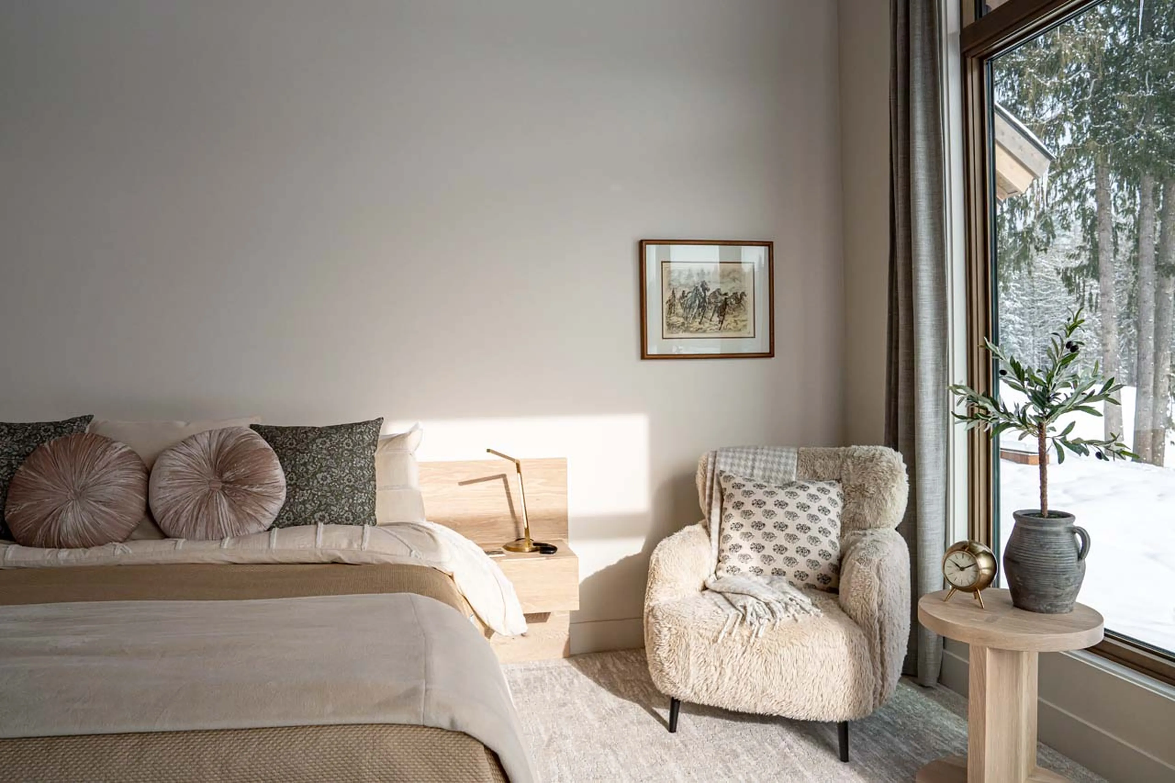 Double bedroom in Mountain Lake Chalet, Revelstoke