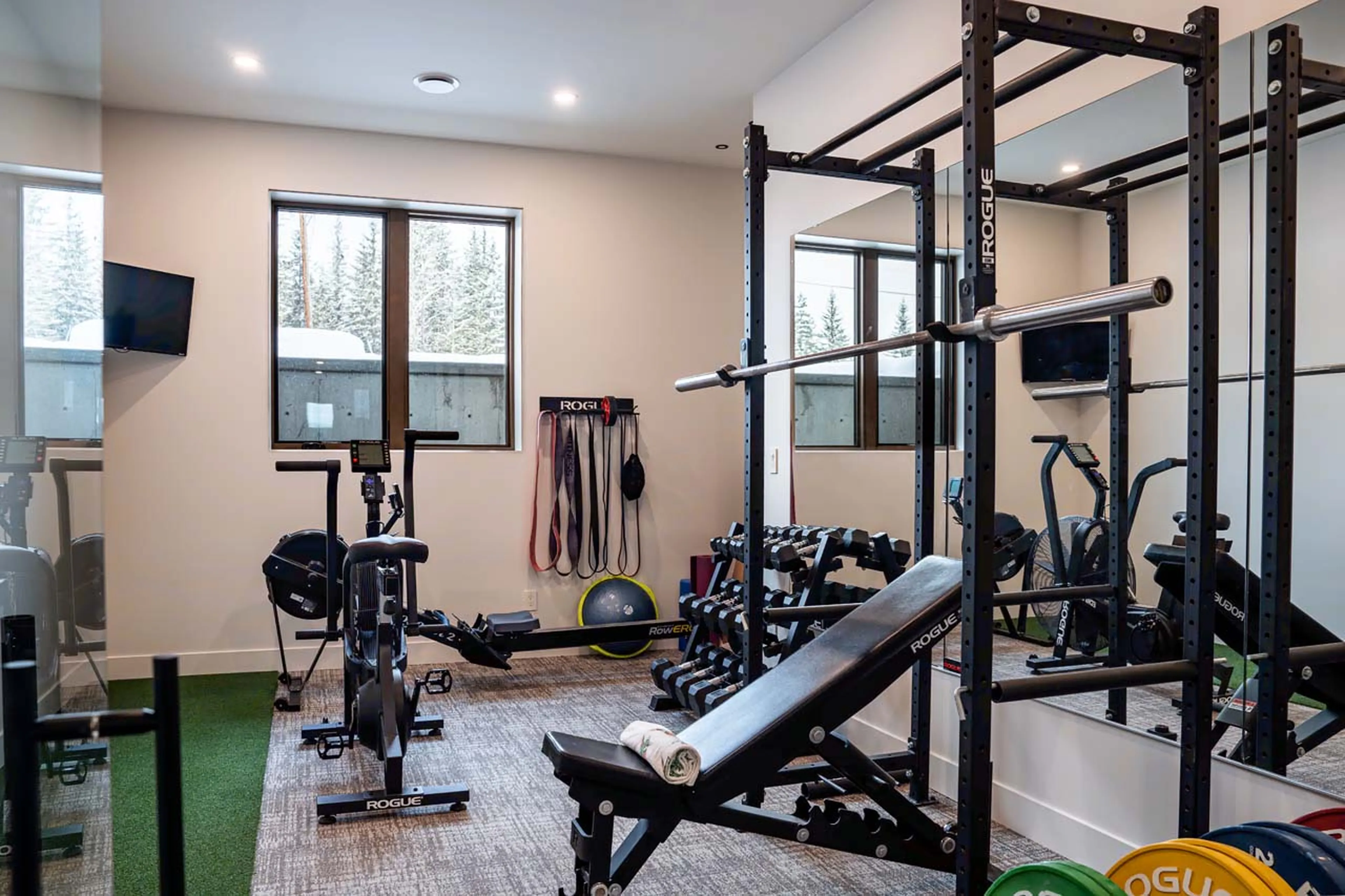 Gym in Mountain Lake Chalet, Revelstoke