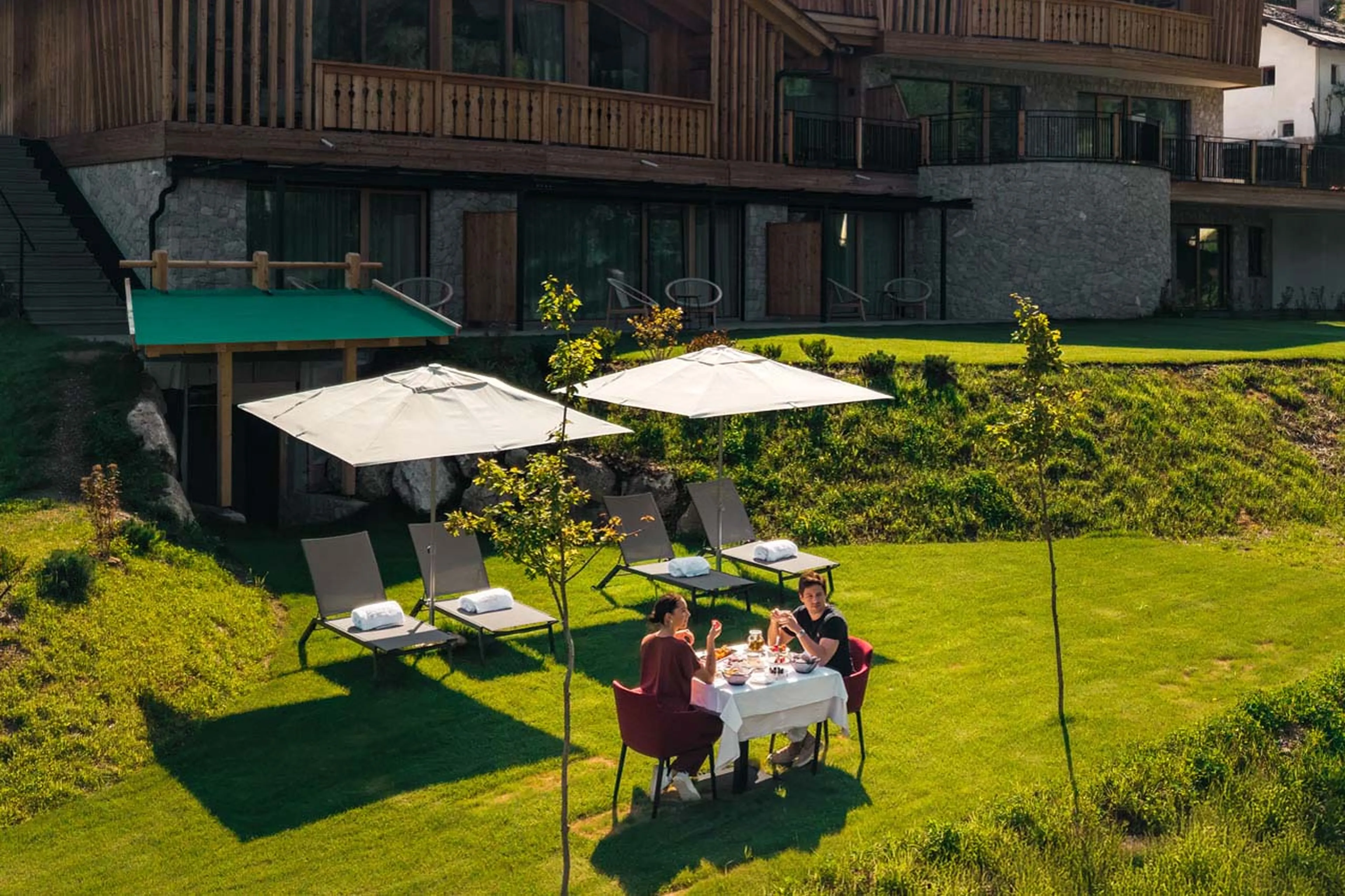 Plenty of space to relax at Muline Lodge in Selva at