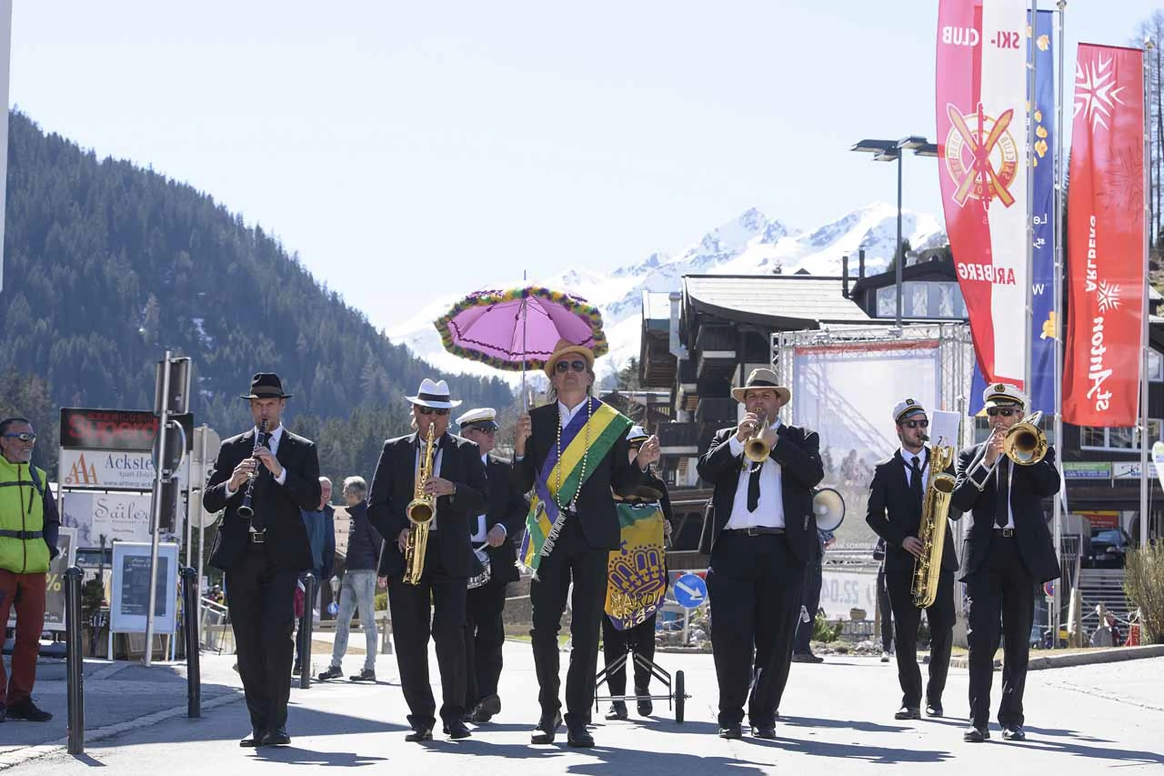 New Orleans Meets Snow Festival in St Anton