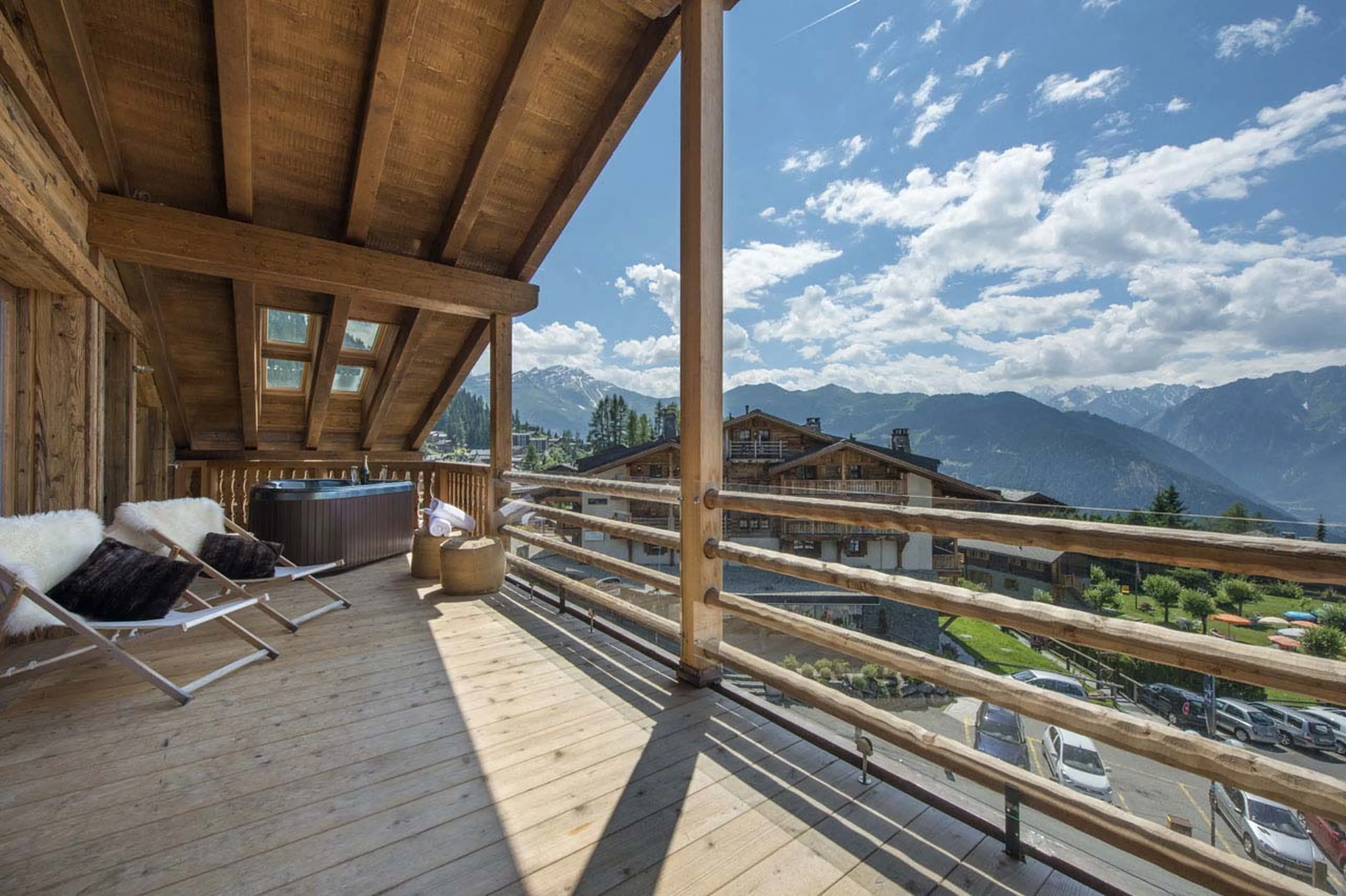 Exterior in No. 5 Penthouse in Verbier
