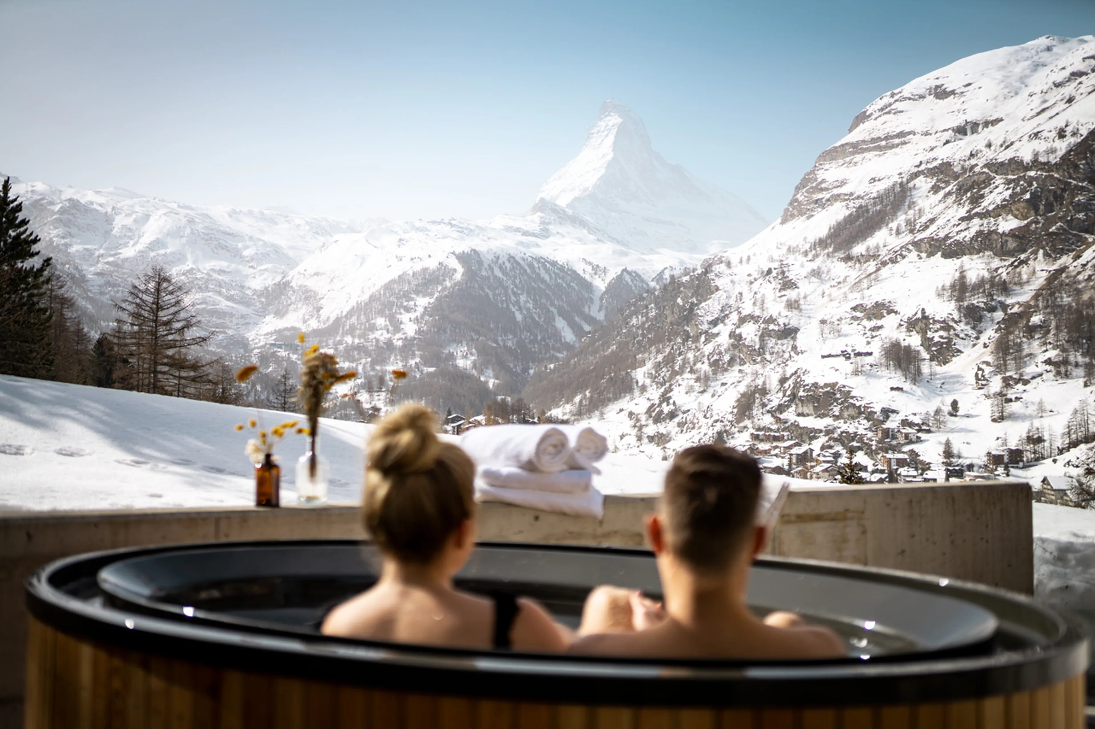 Hot tub in Zermatt