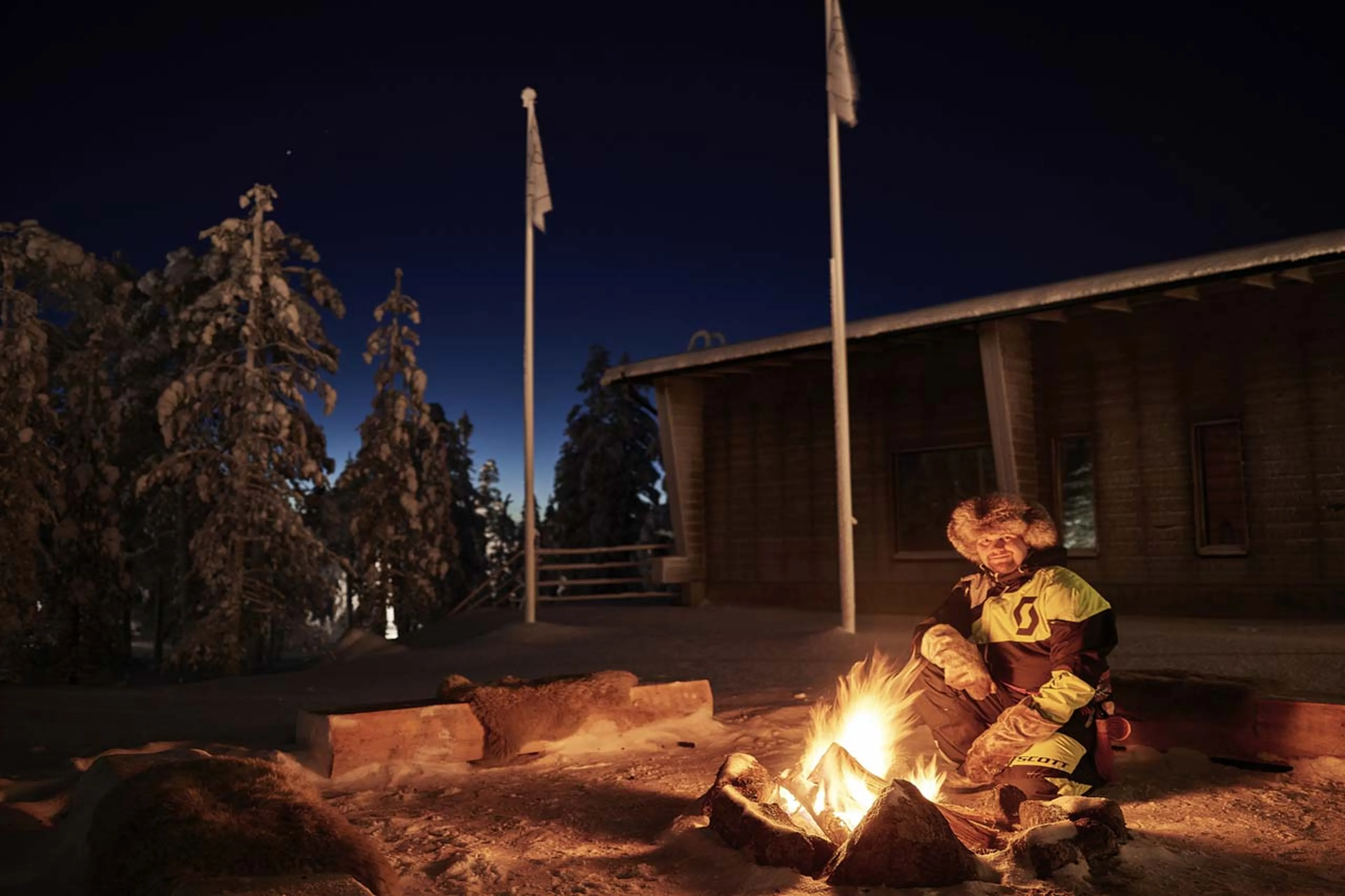 Firepit at Octola Private Wilderness in Finland