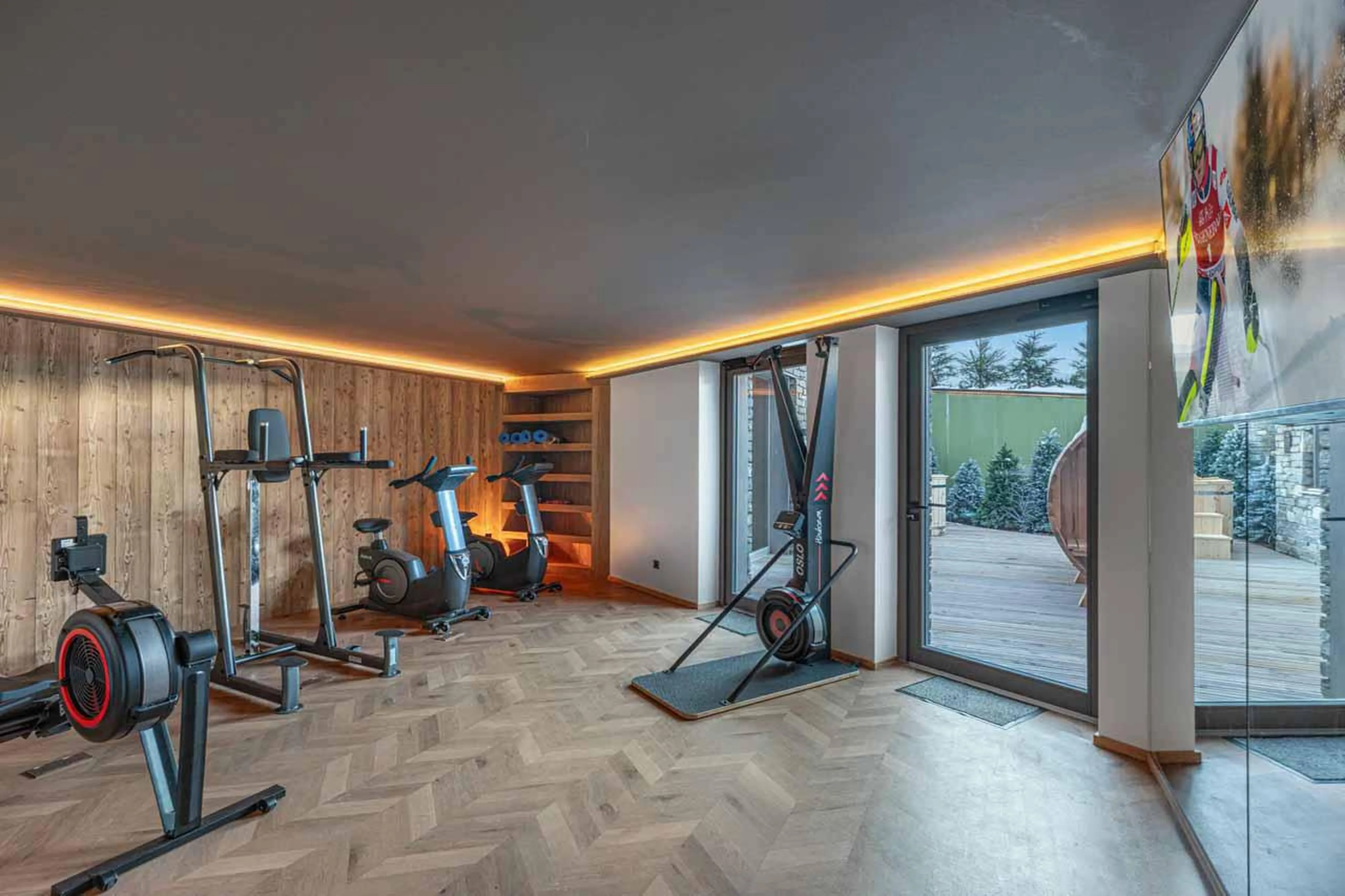 Gym in Apartment Avorio, Courchevel 1850