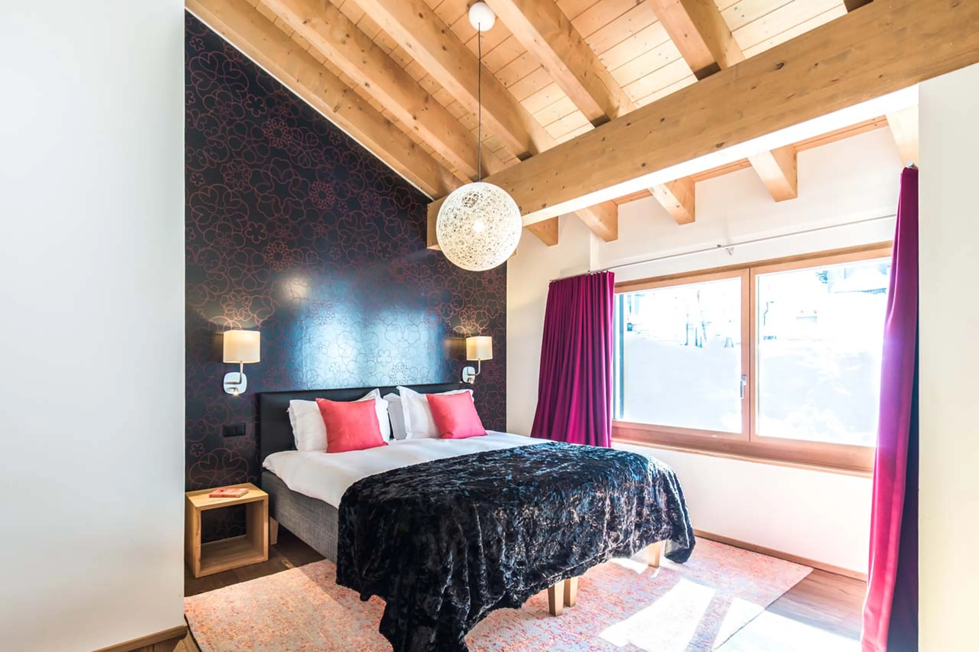 Bedroom four at Penthouse Aria in Zermatt