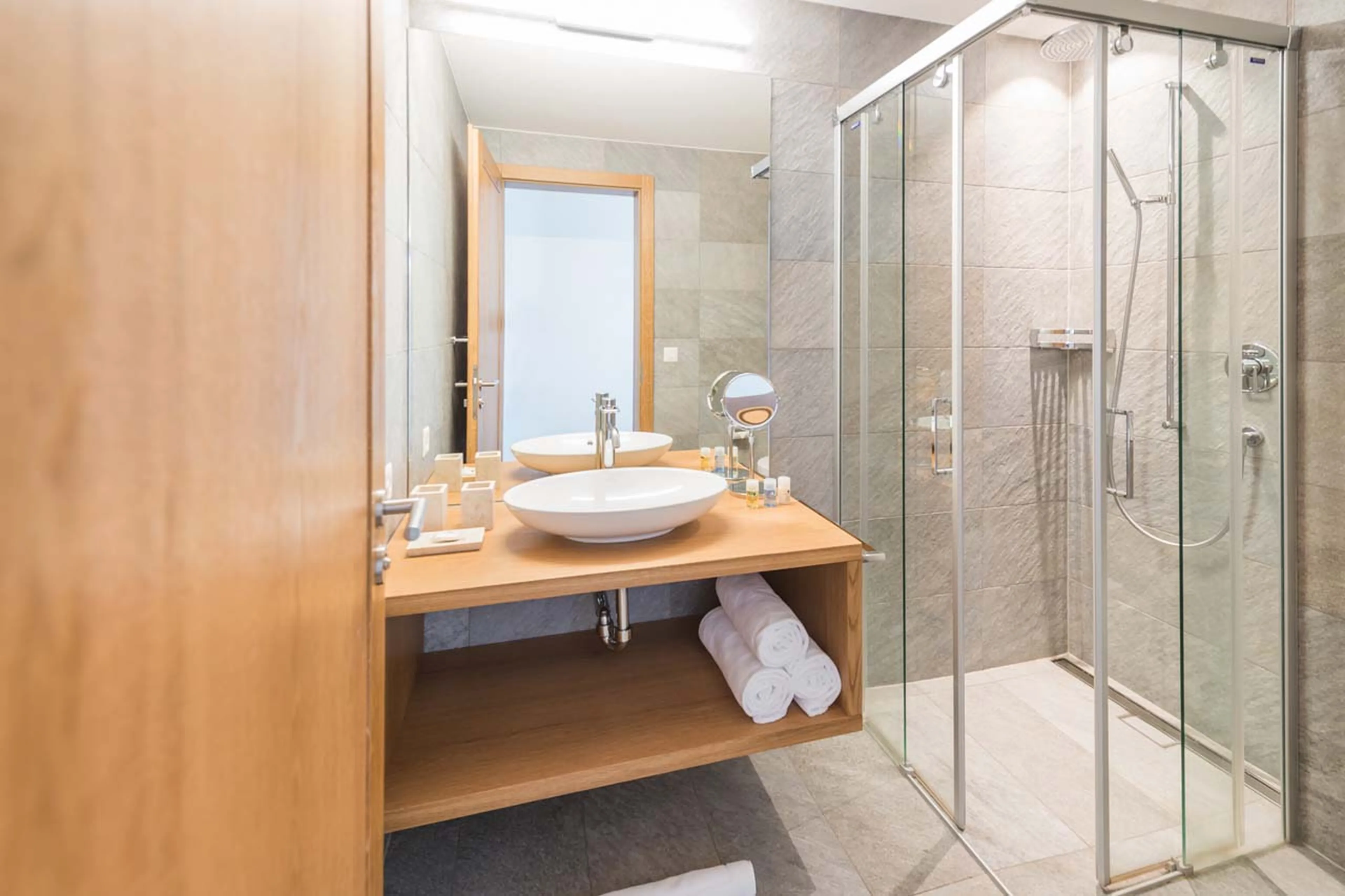 Shower room at Penthouse Aria in Zermatt