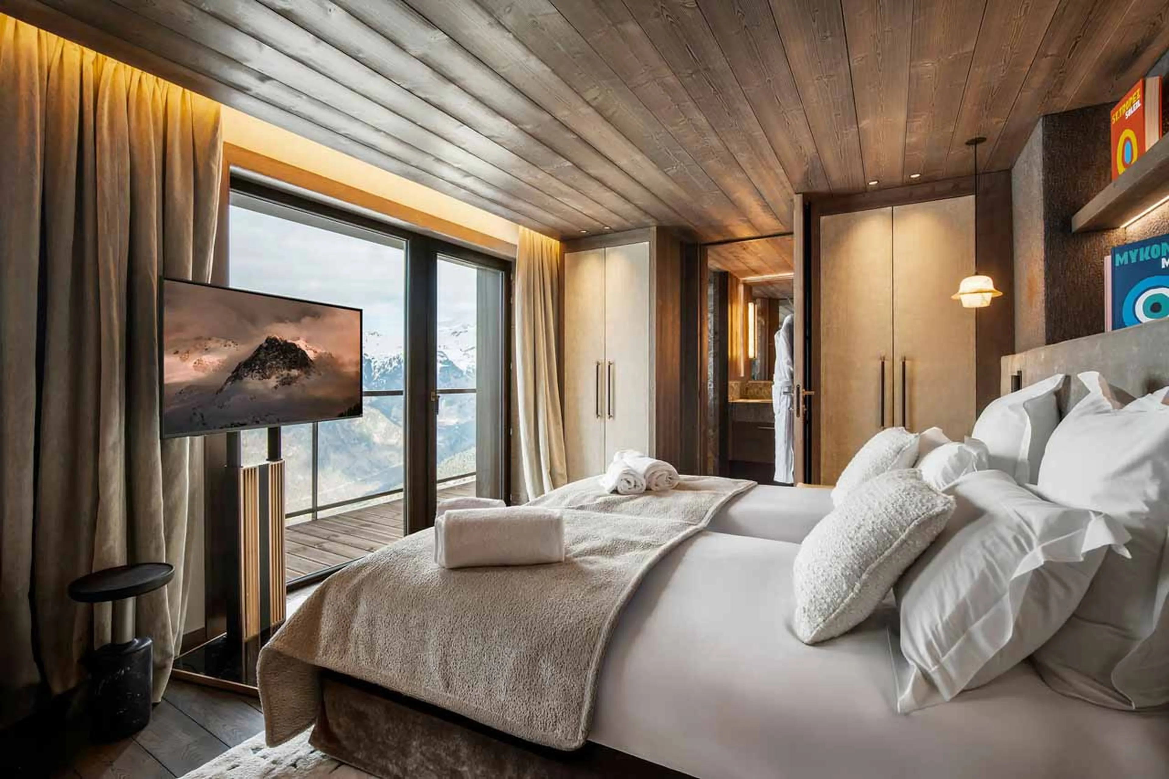Bedroom 4 in Atmosphere Penthouse, Courchevel 1850