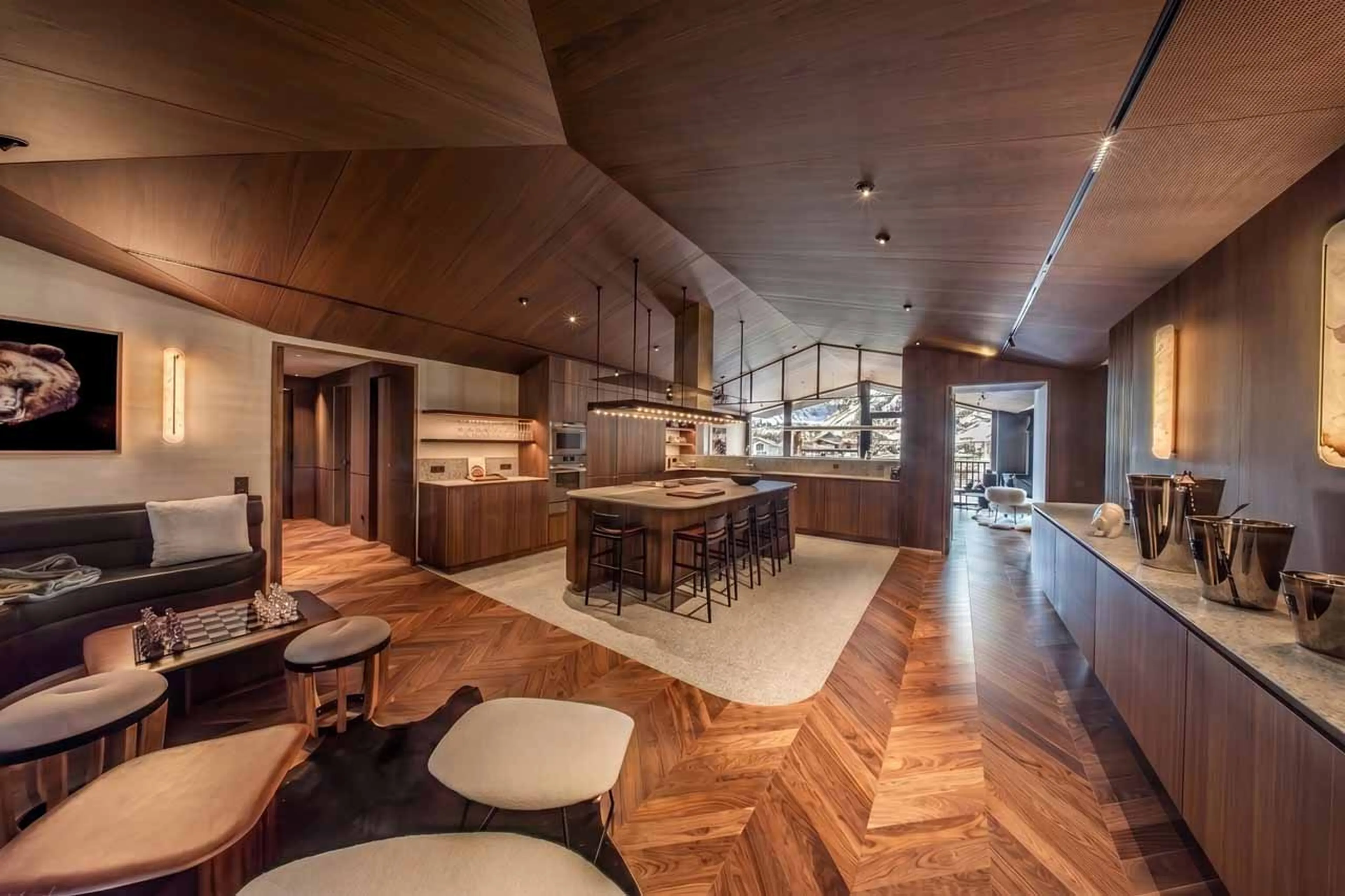 Kitchen at Penthouse Cristal in Val d'Isere