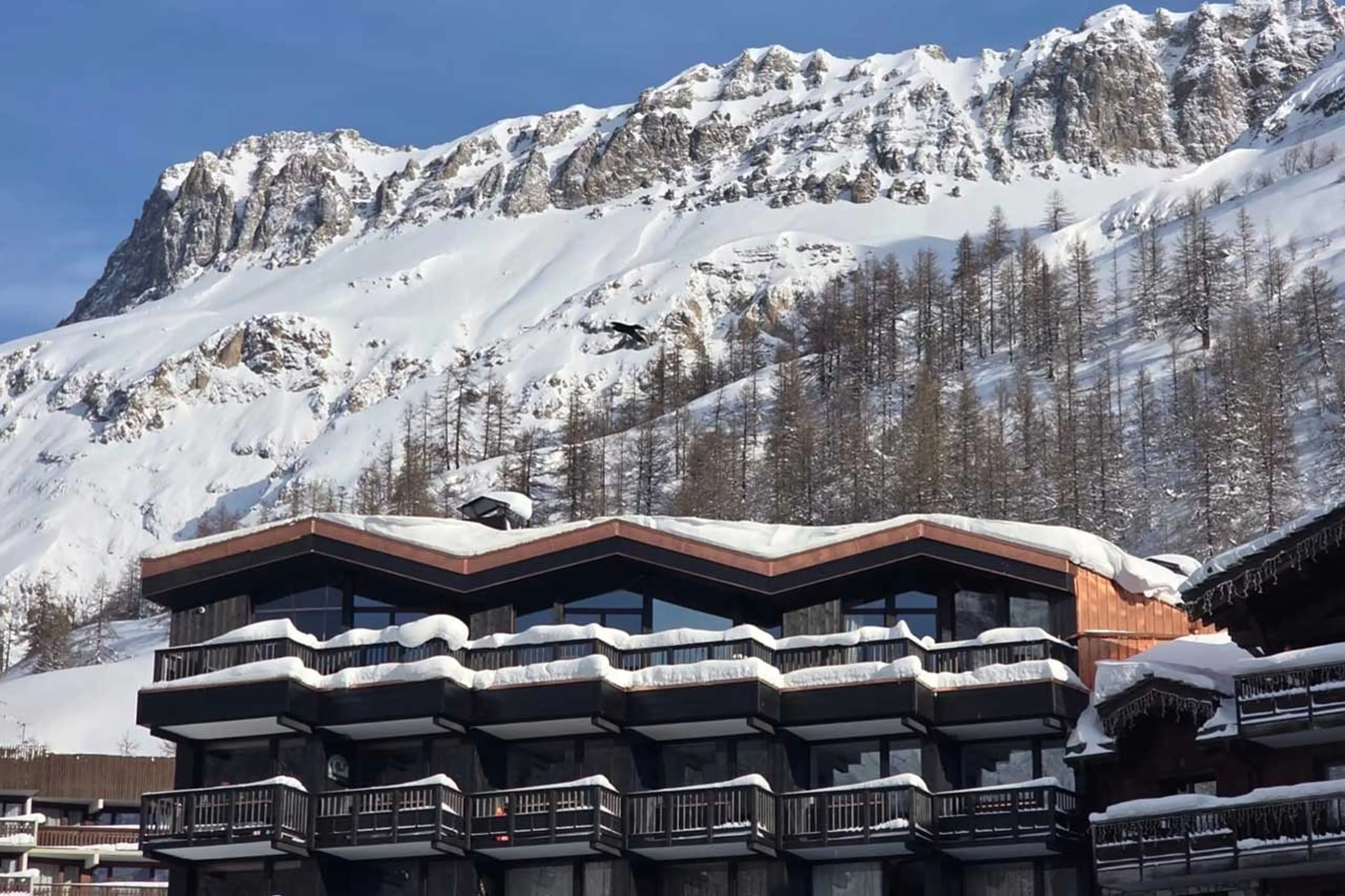 Exterior at Penthouse Cristal in Val d'Isere
