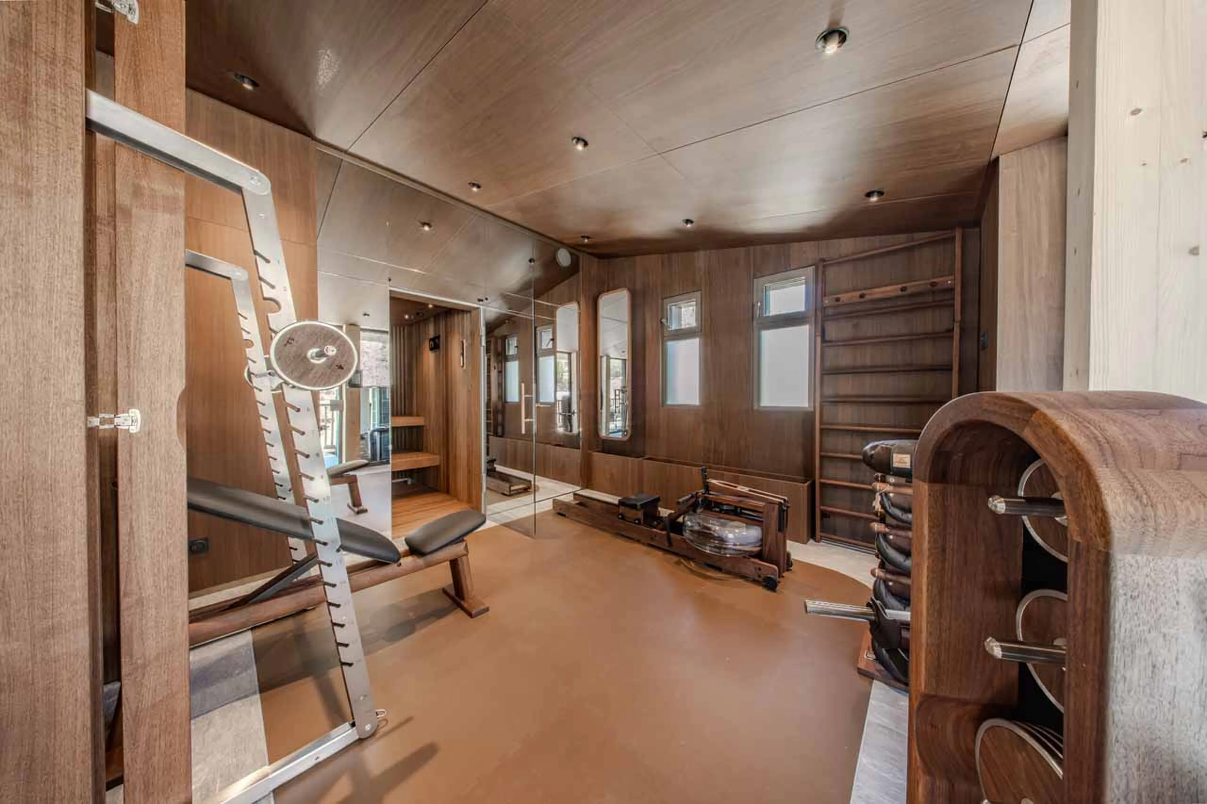 Gym at Penthouse Cristal in Val d'Isere