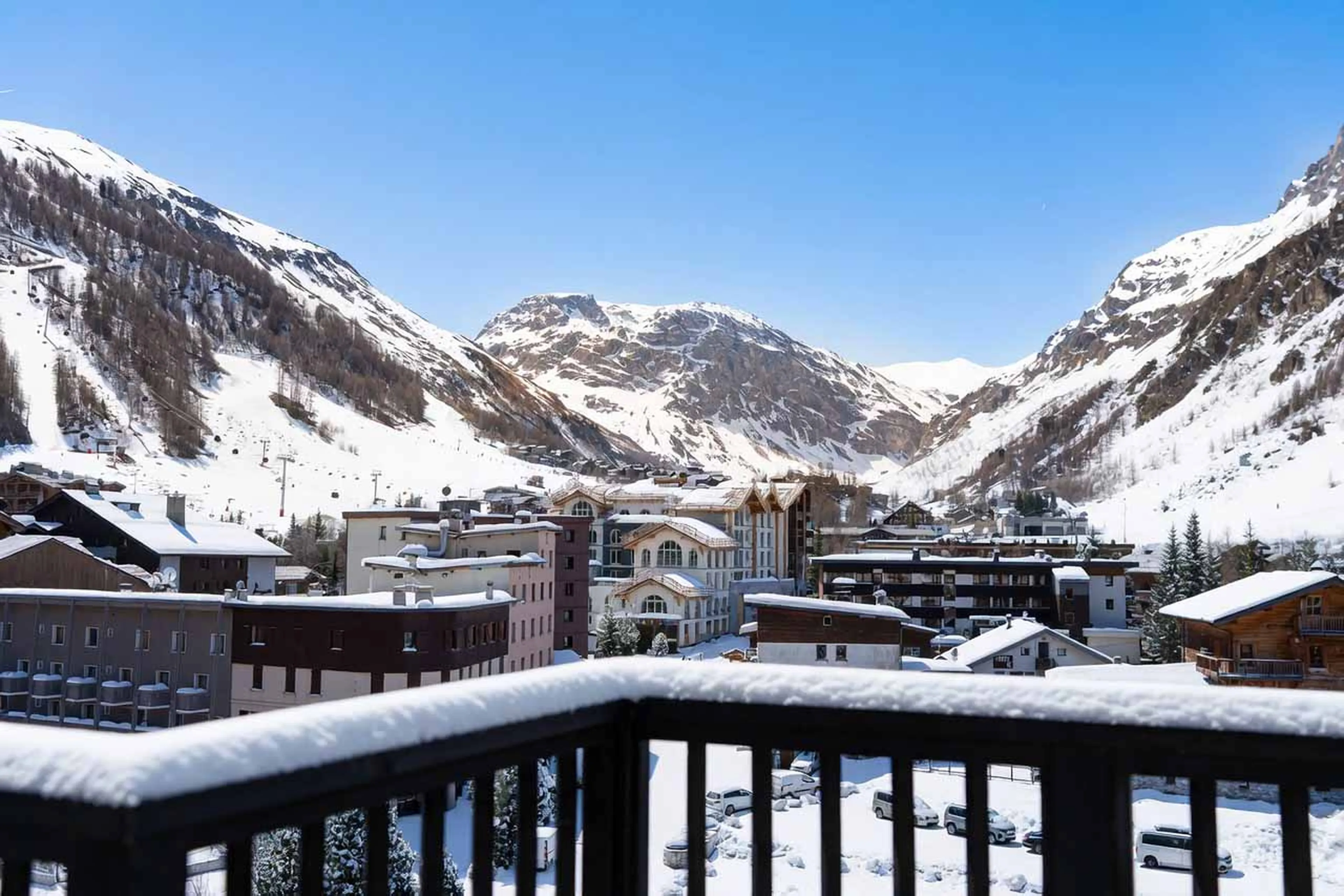 Views at Penthouse Cristal in Val d'Isere