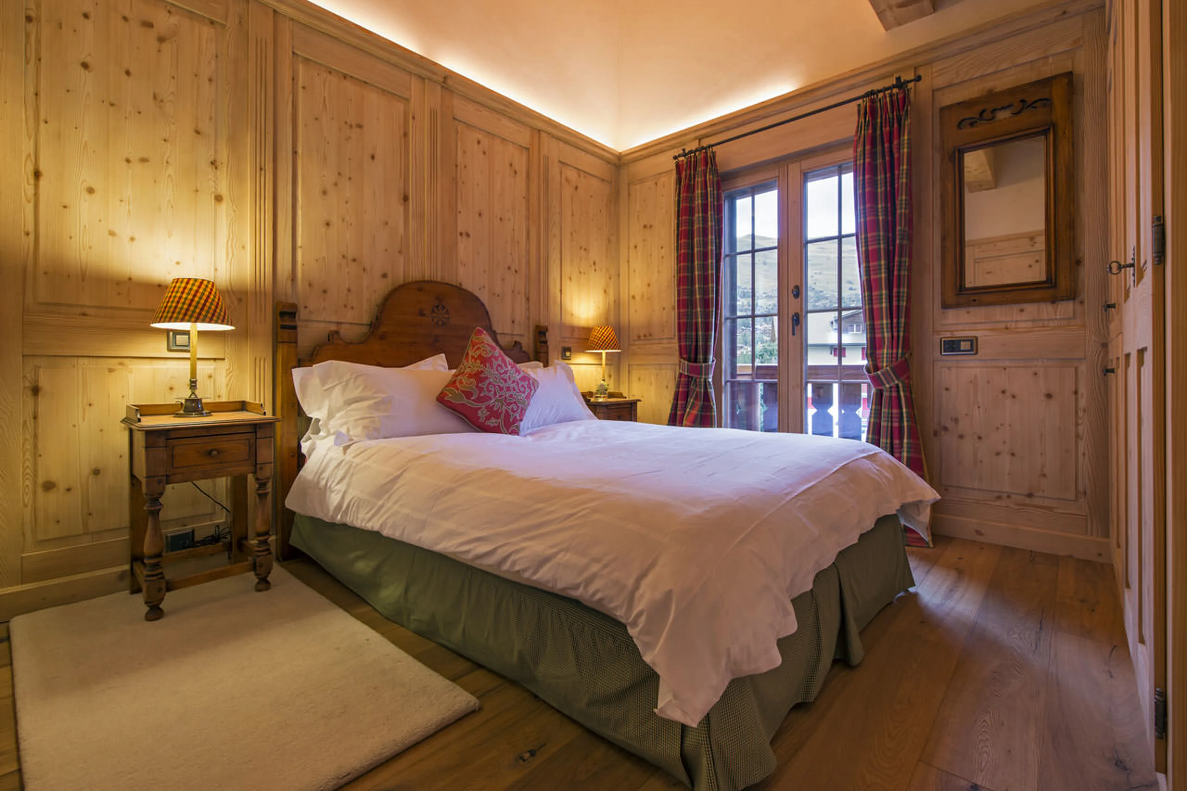 Bedroom two at Penthouse Deux Riviers in Verbier