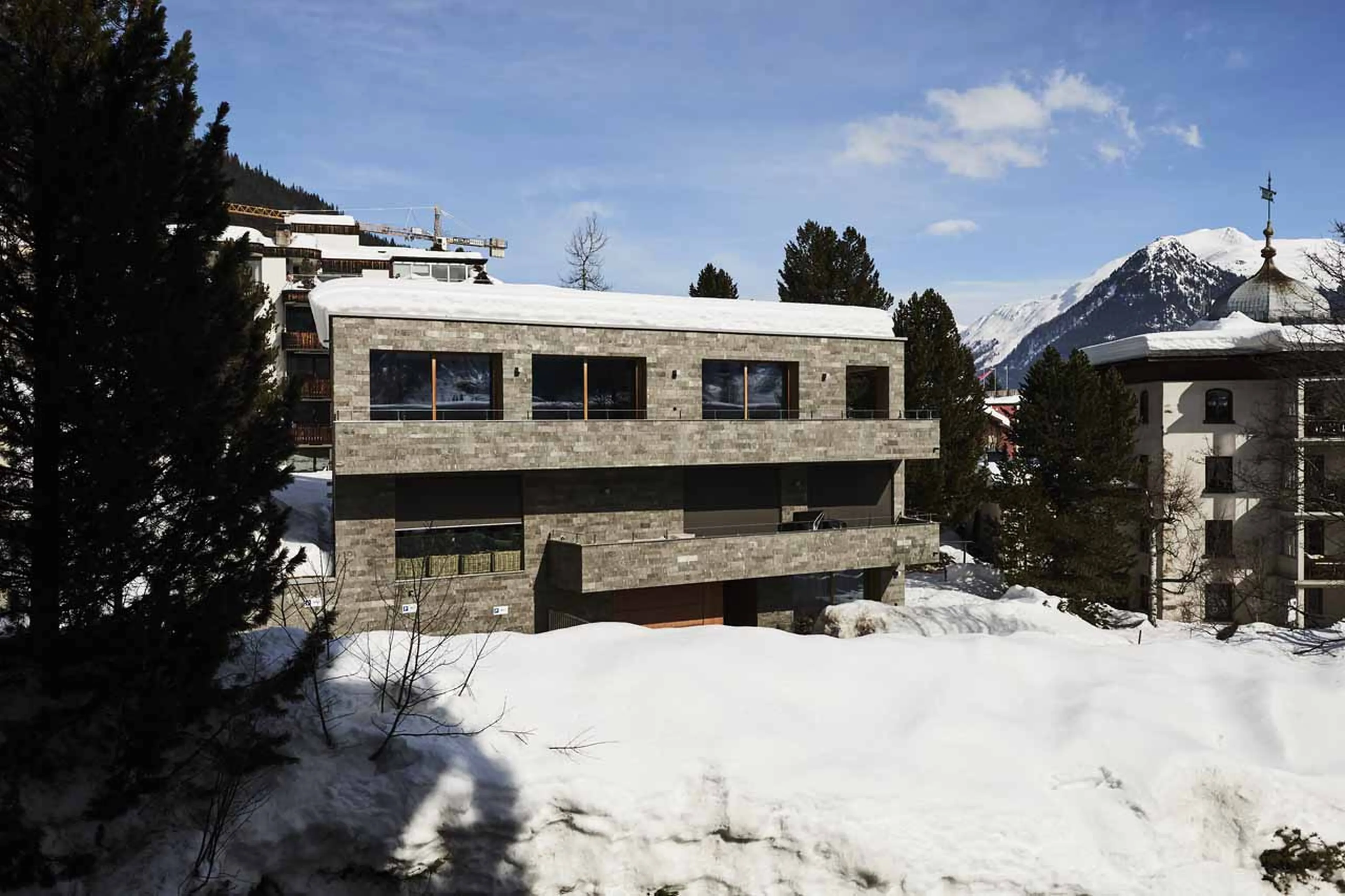 Location of Penthouse Elbert Lodge in Davos