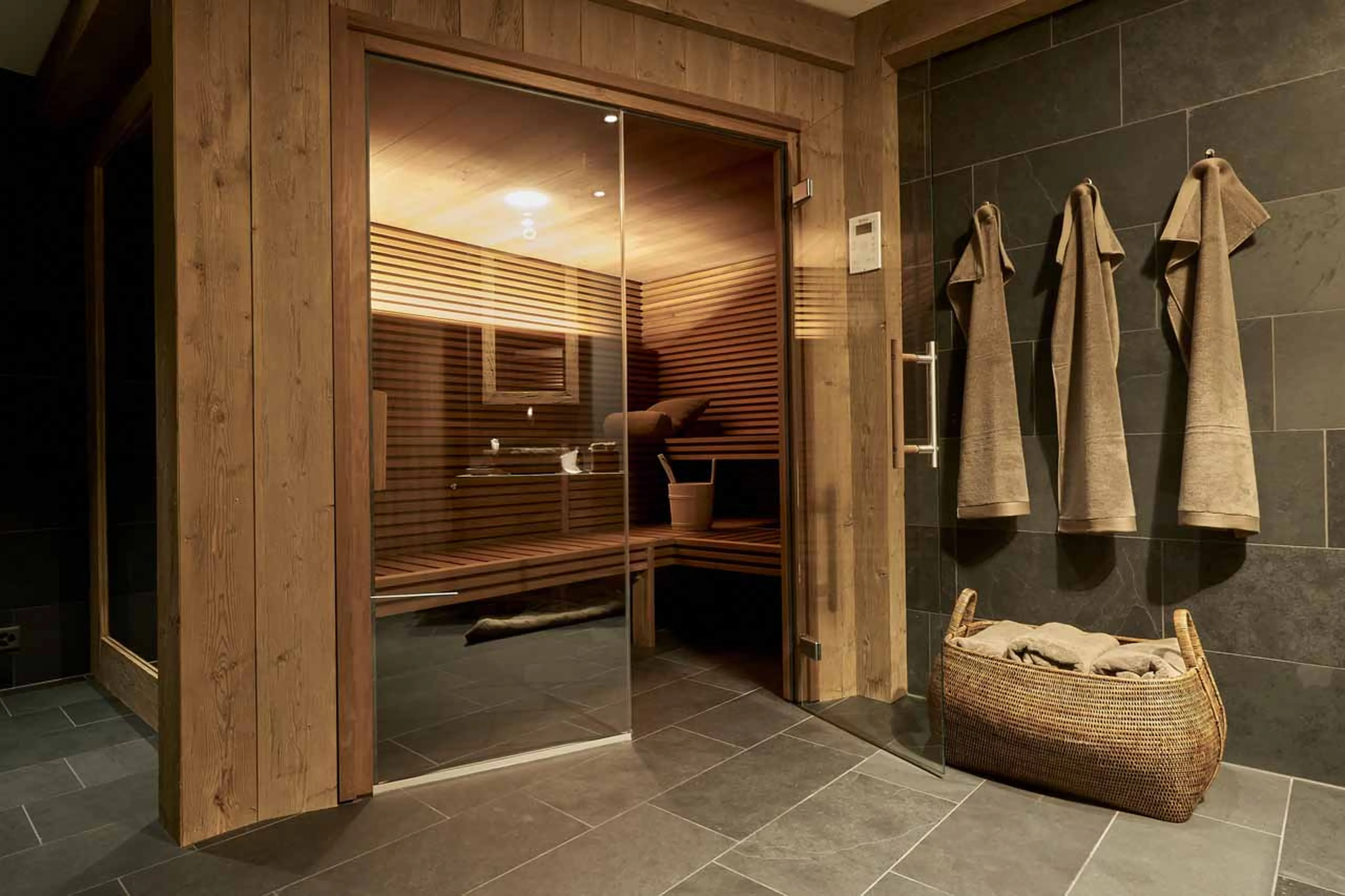 Sauna at Penthouse Elbert Lodge in Davos