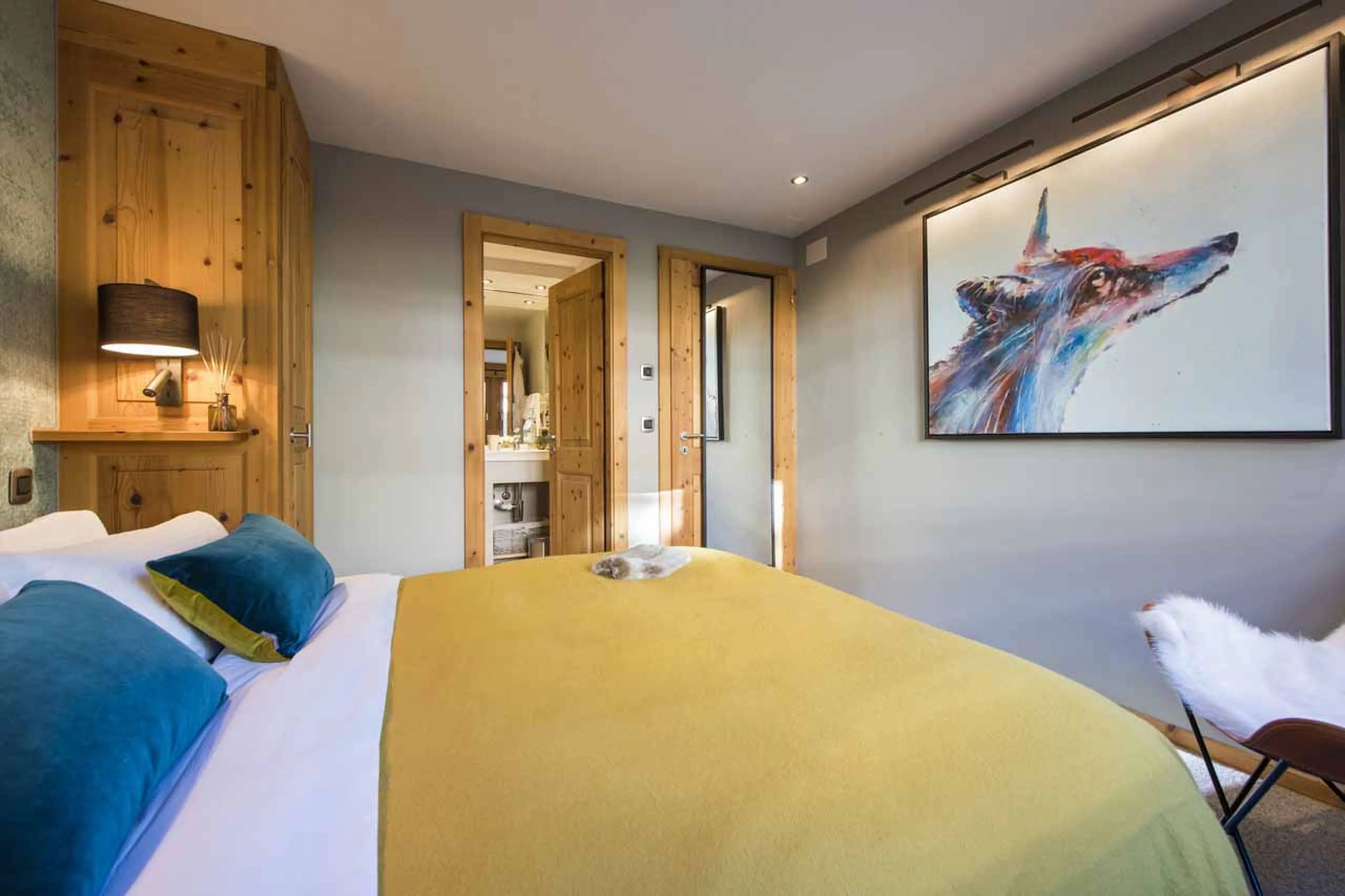 Bedroom two at Penthouse Entre Ciel et Terre in Verbier