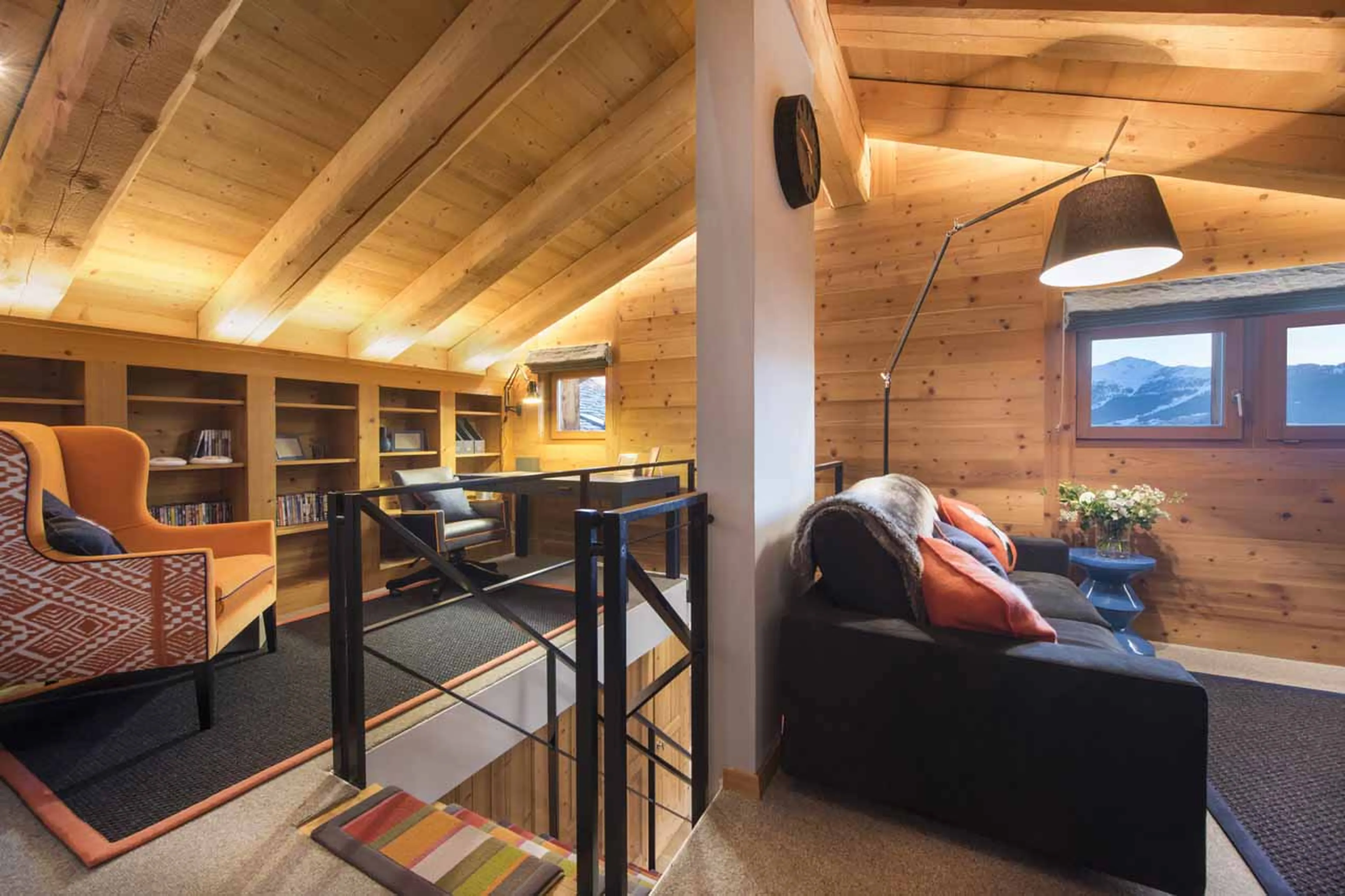 TV snug at Penthouse Entre Ciel et Terre in Verbier