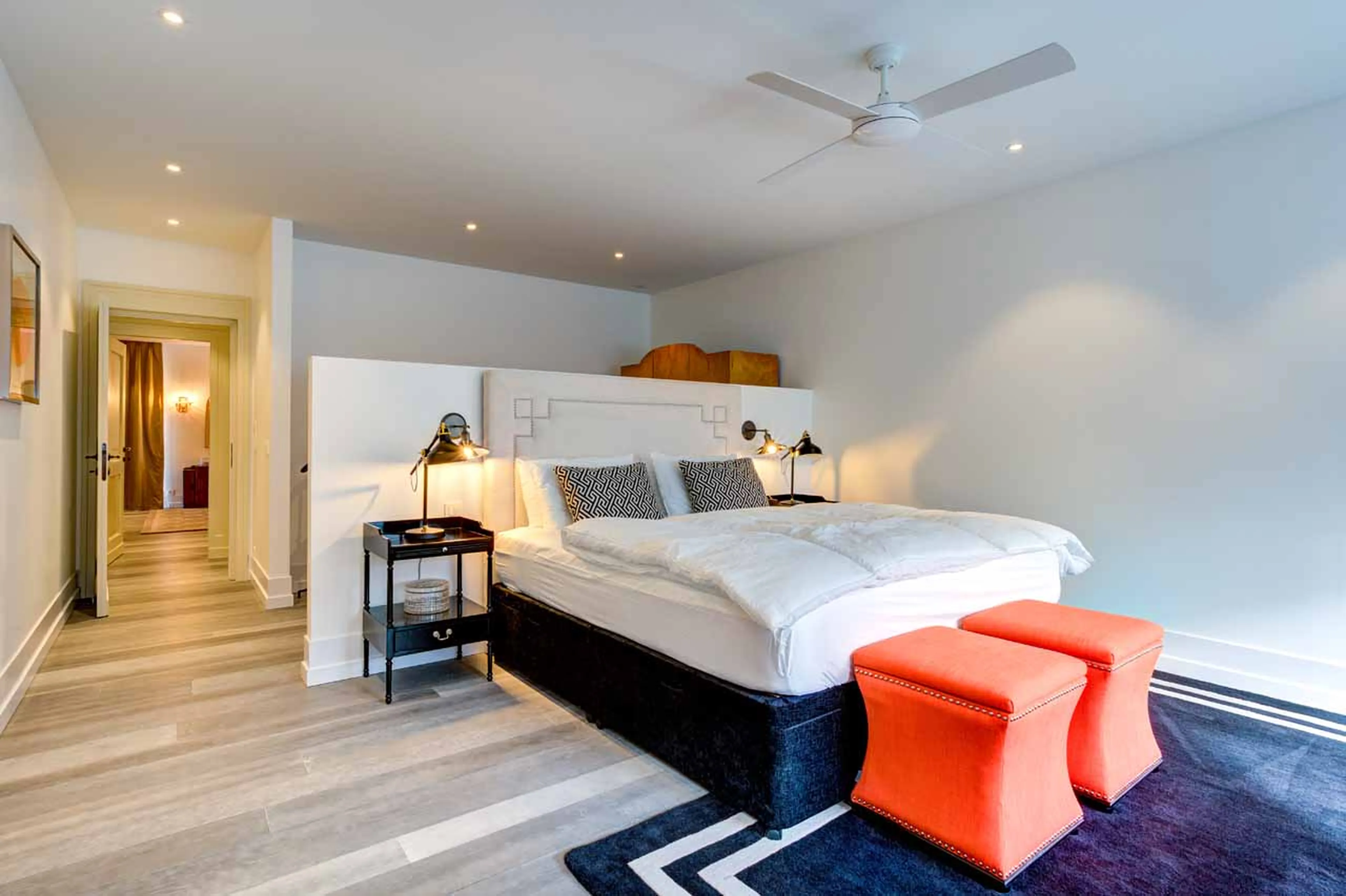 Bedroom two at Penthouse Le Lustre in Chamonix