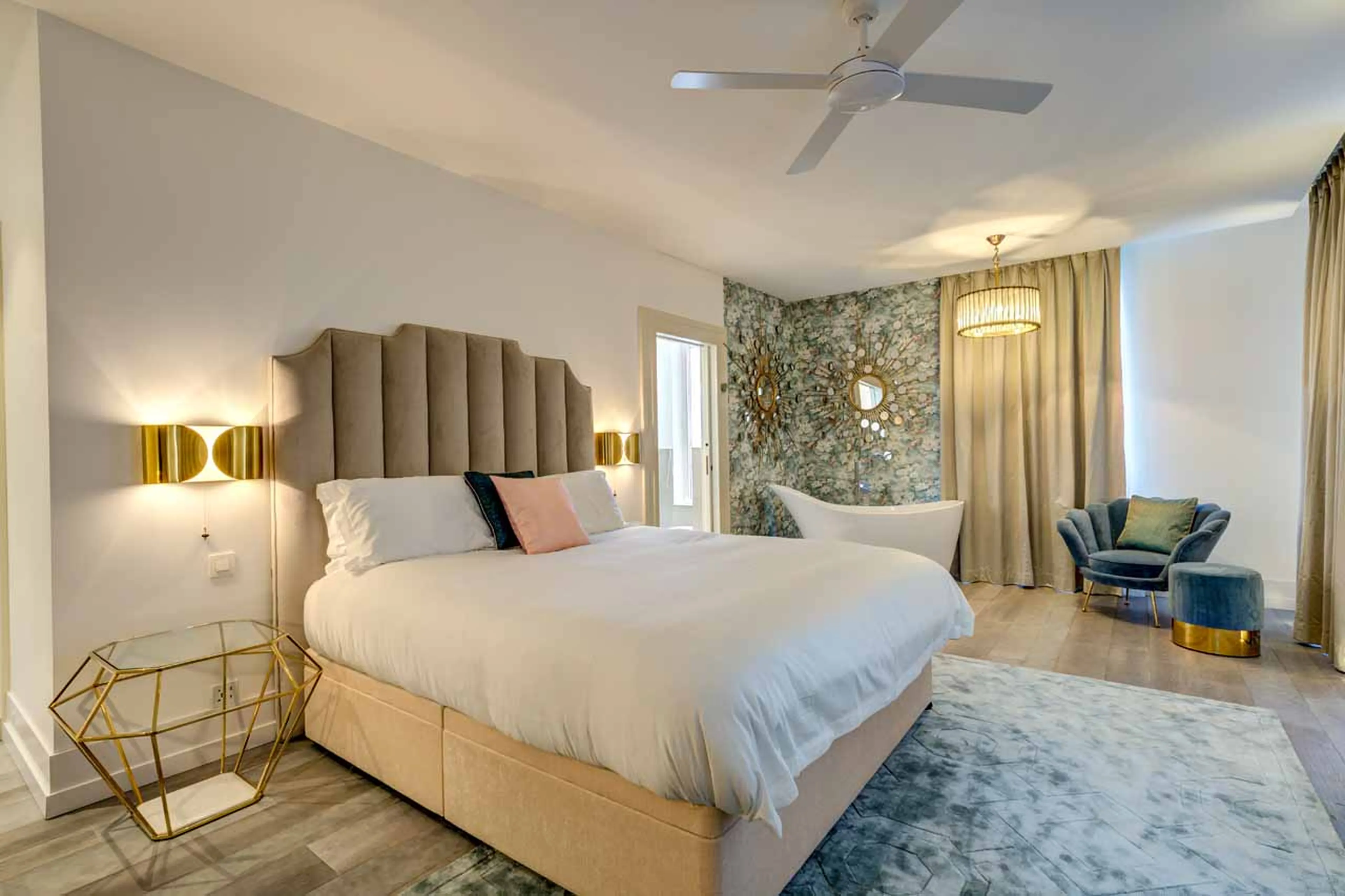 Bedroom three at Penthouse Le Lustre in Chamonix