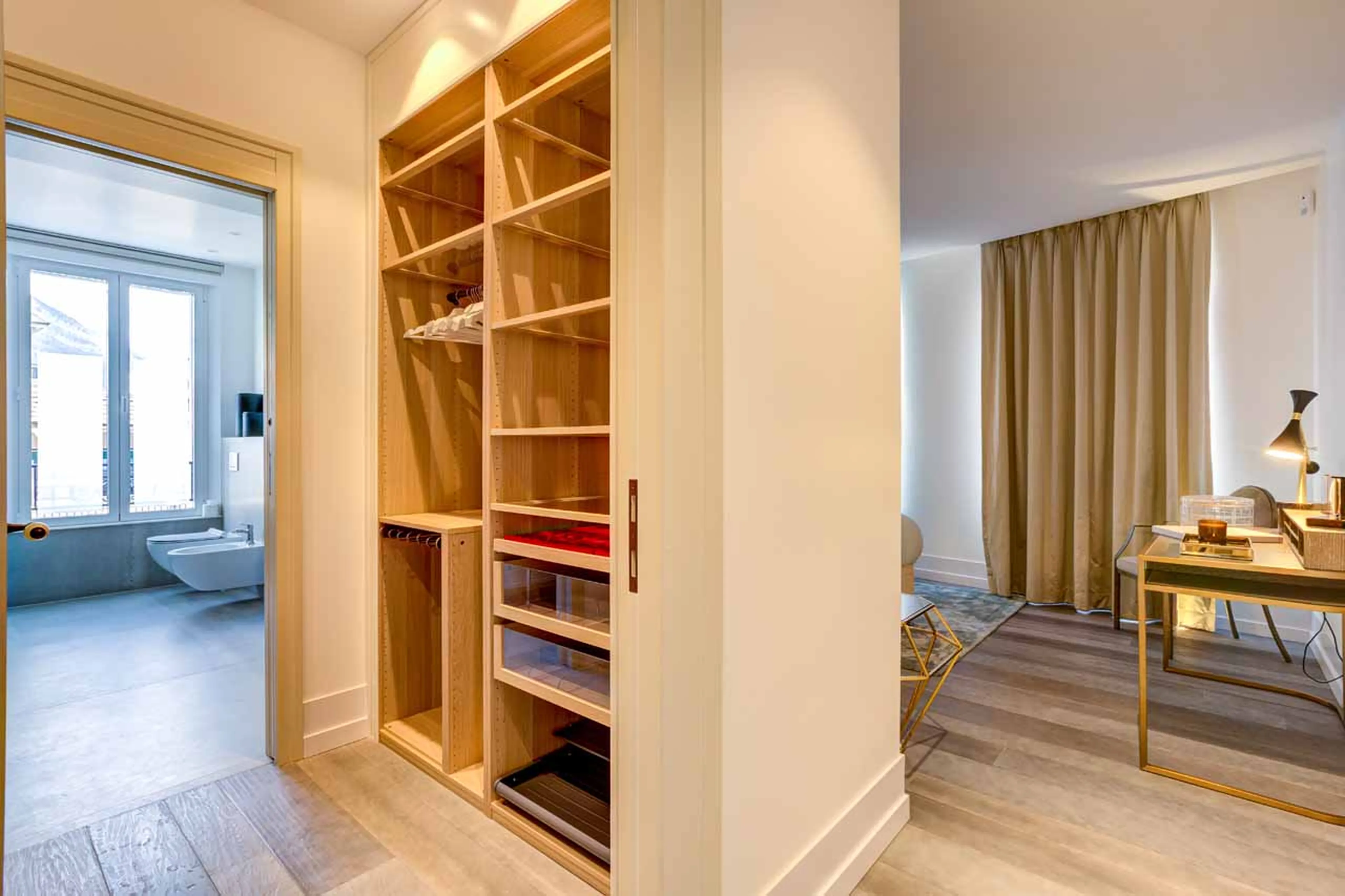 Dressing room at Penthouse Le Lustre in Chamonix