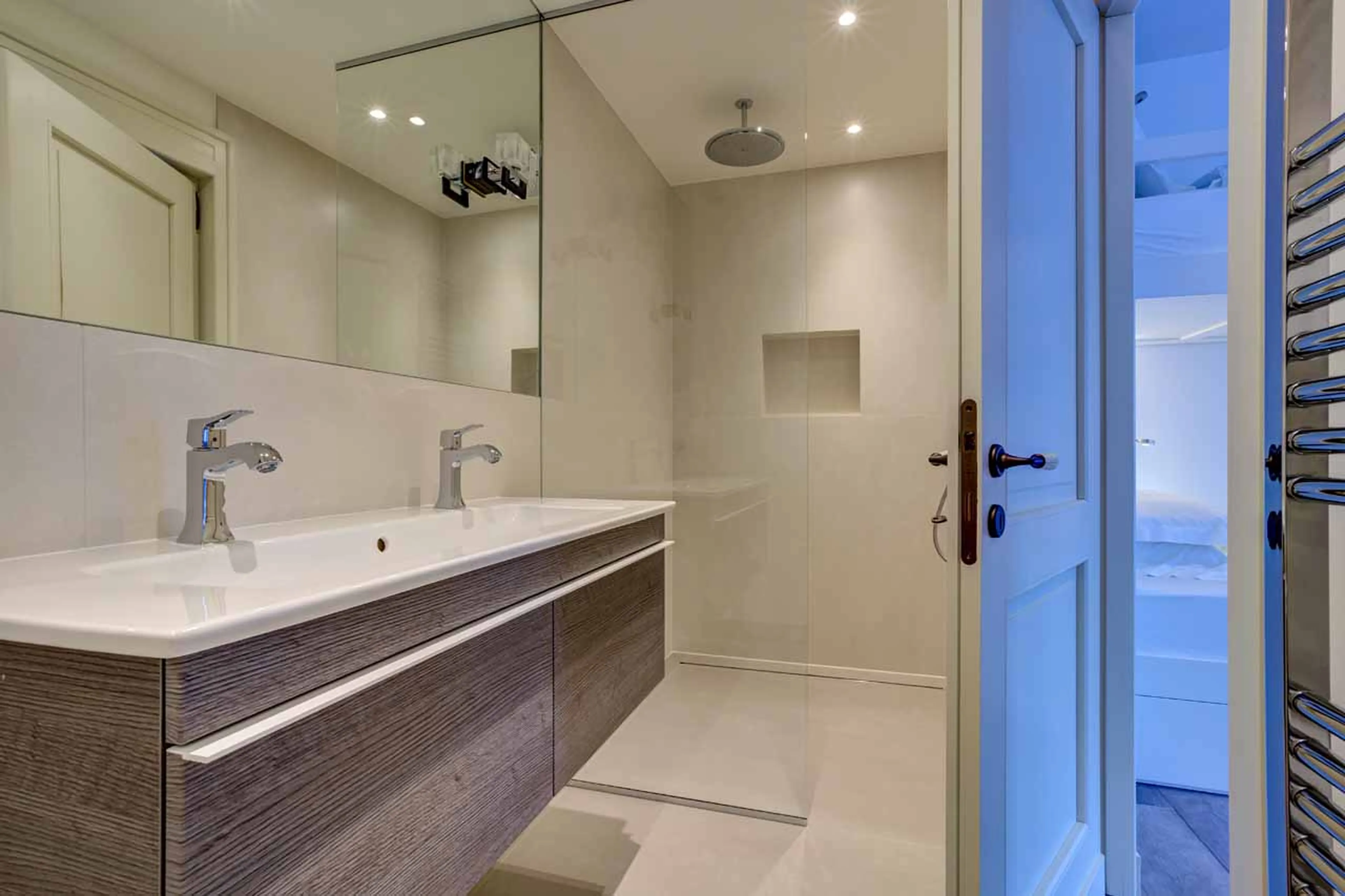 Bedroom four at Penthouse Le Lustre in Chamonix