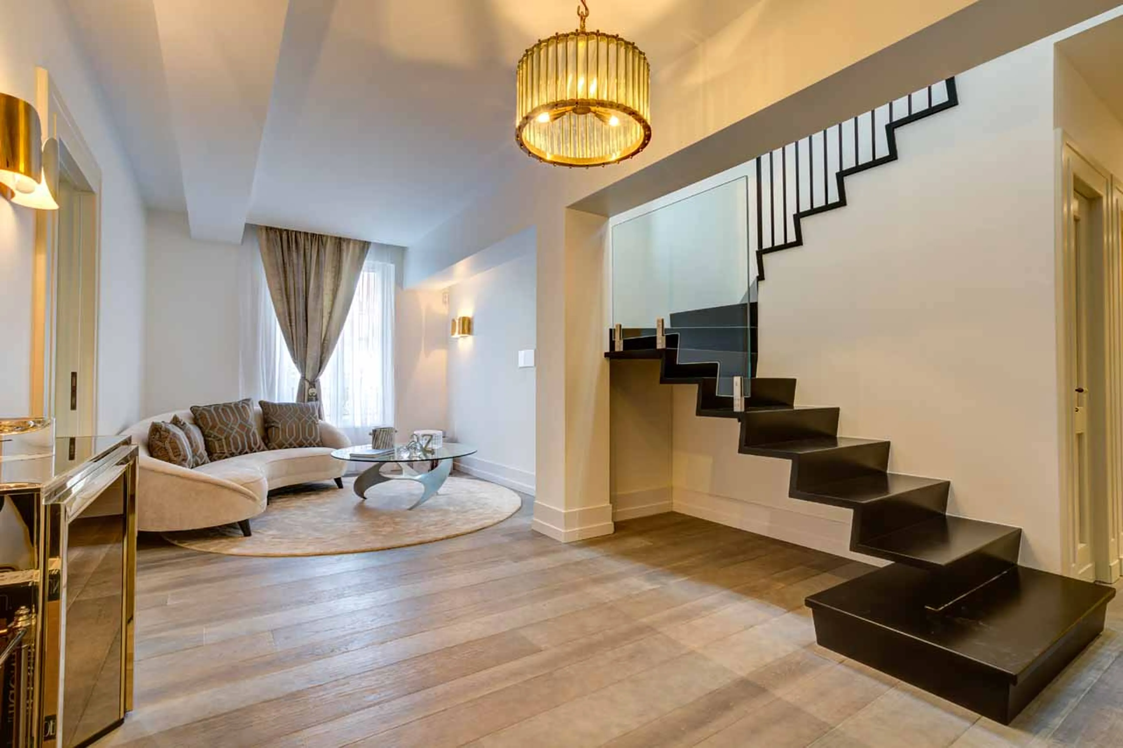 Entrance lobby at Penthouse Le Lustre in Chamonix