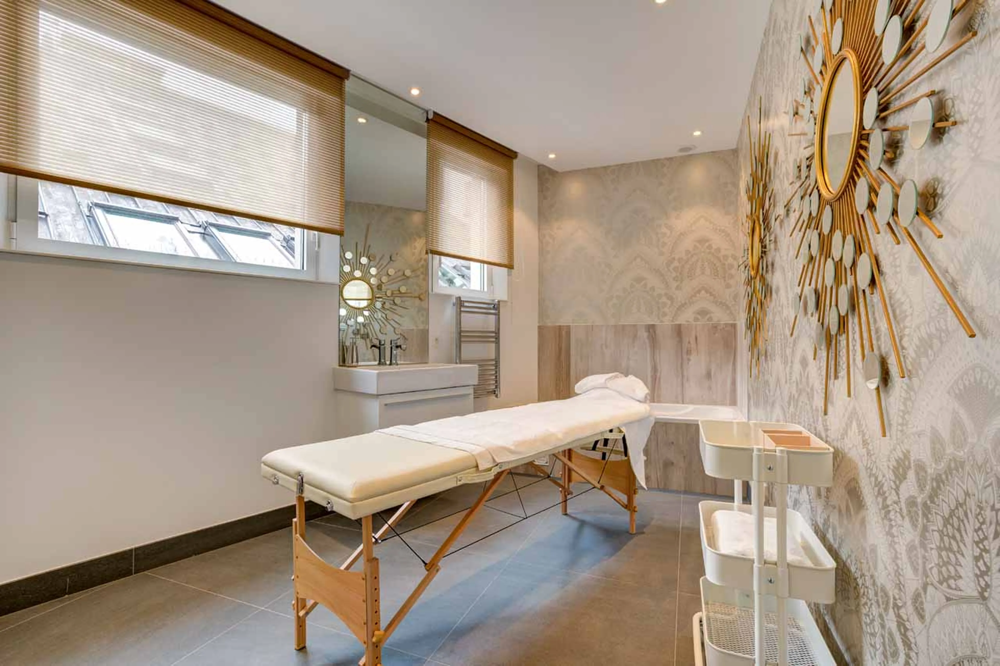 Massage room at Penthouse Le Lustre in Chamonix