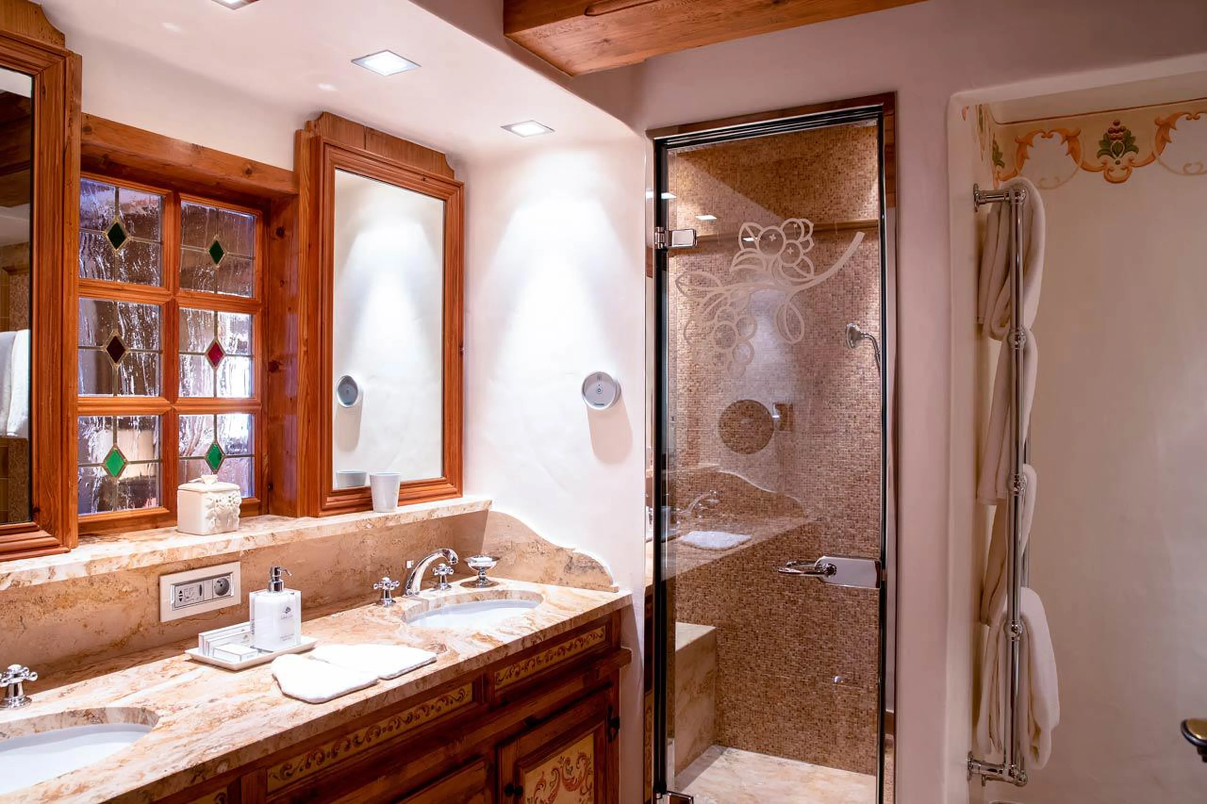 En suite bathroom in Penthouse Les Airelles in Courchevel 1850