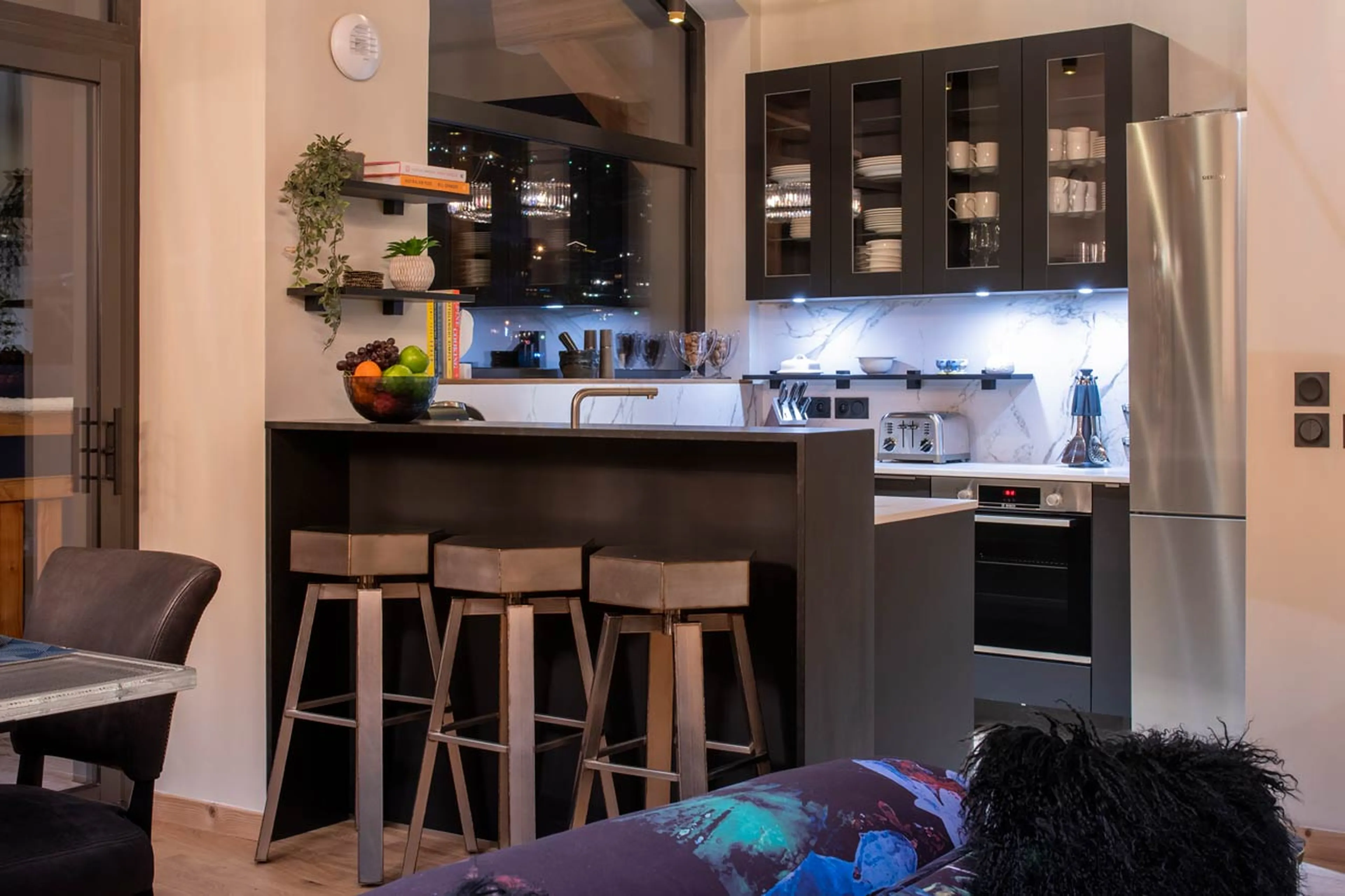 Kitchen of Penthouse Mathilde in Morzine