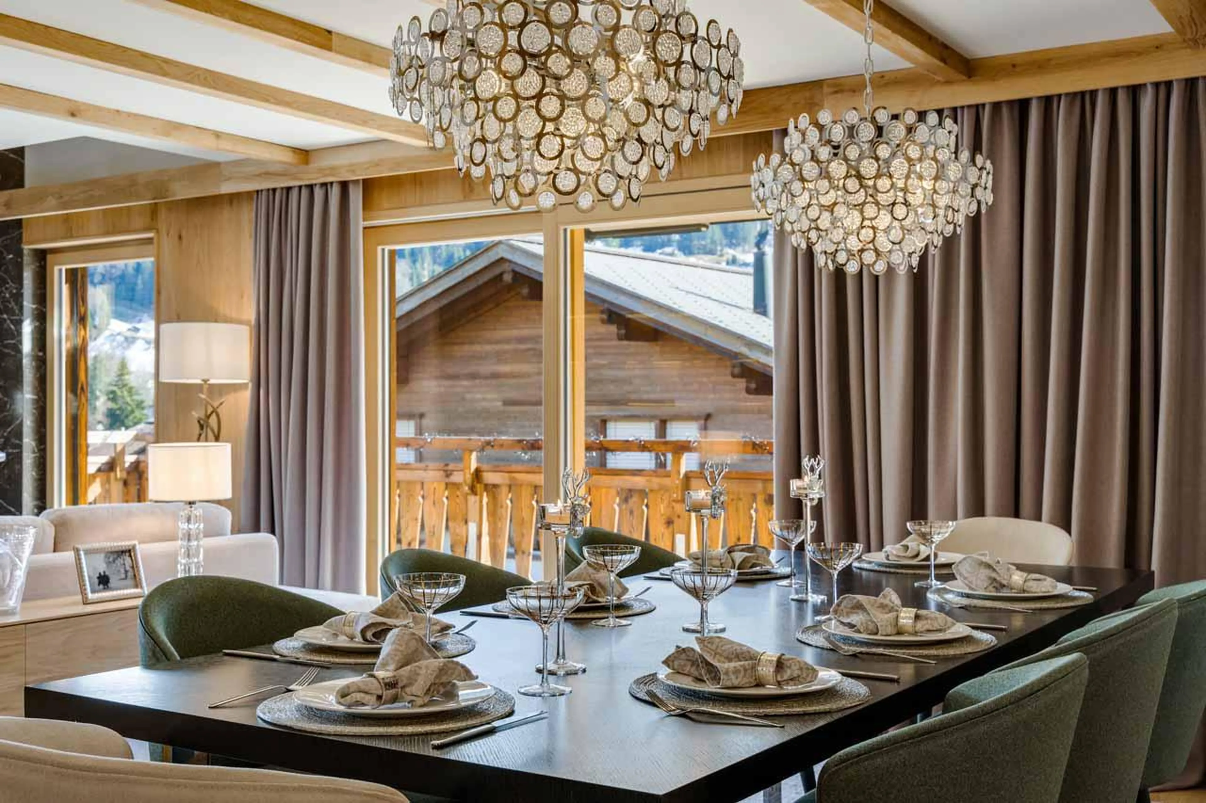 Lighting at Penthouse Silvretta in Klosters