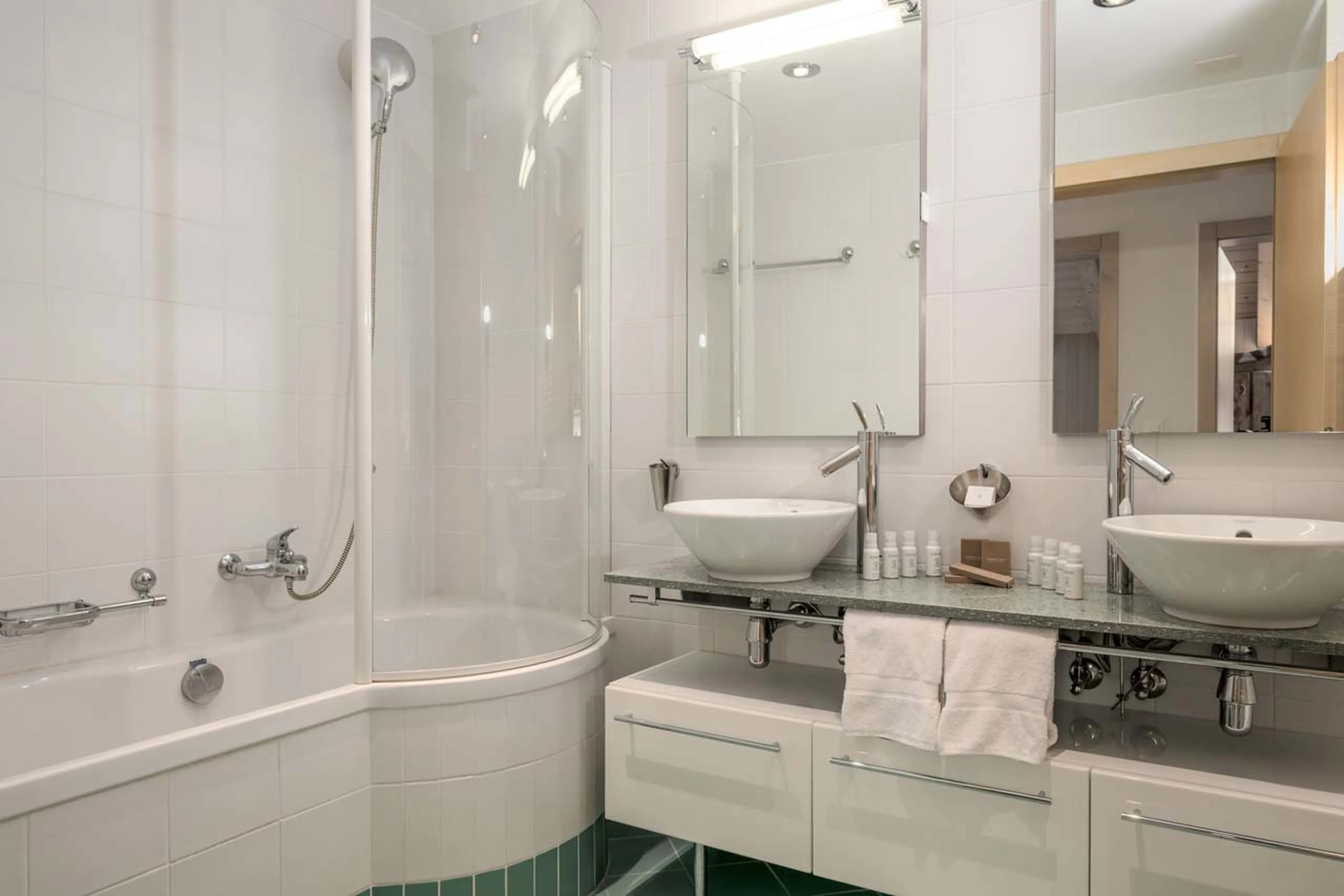 Bathroom one at Penthouse Tiara in Zermatt