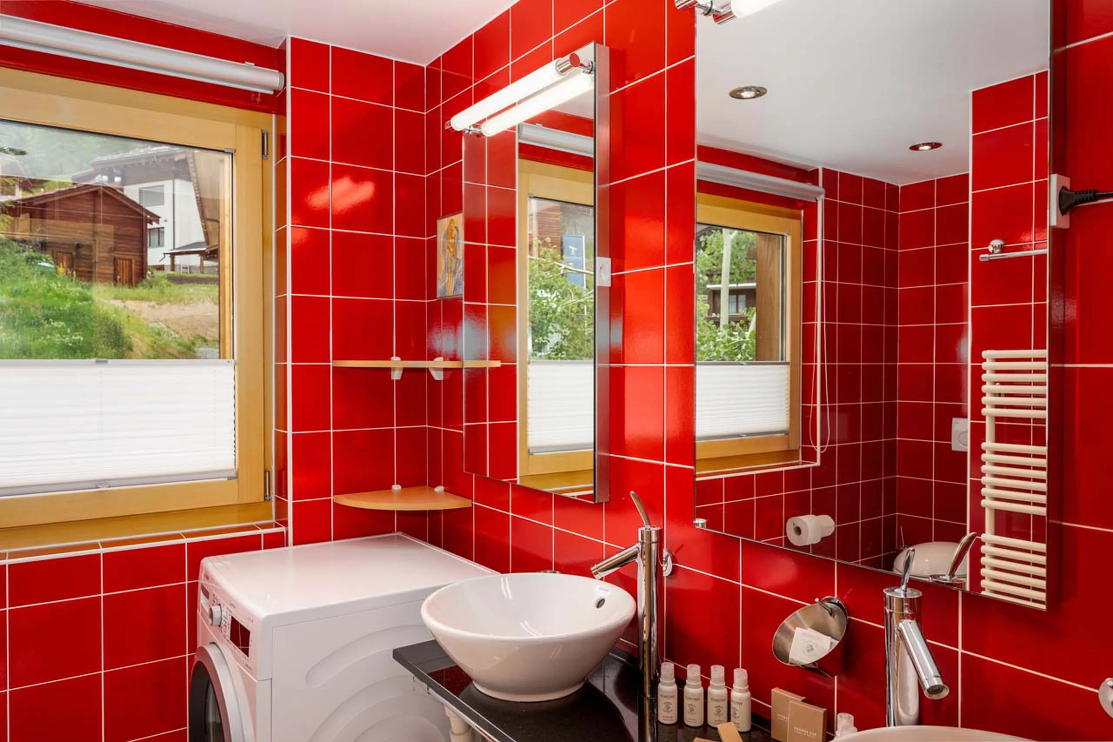 Bathroom two at Penthouse Tiara in Zermatt