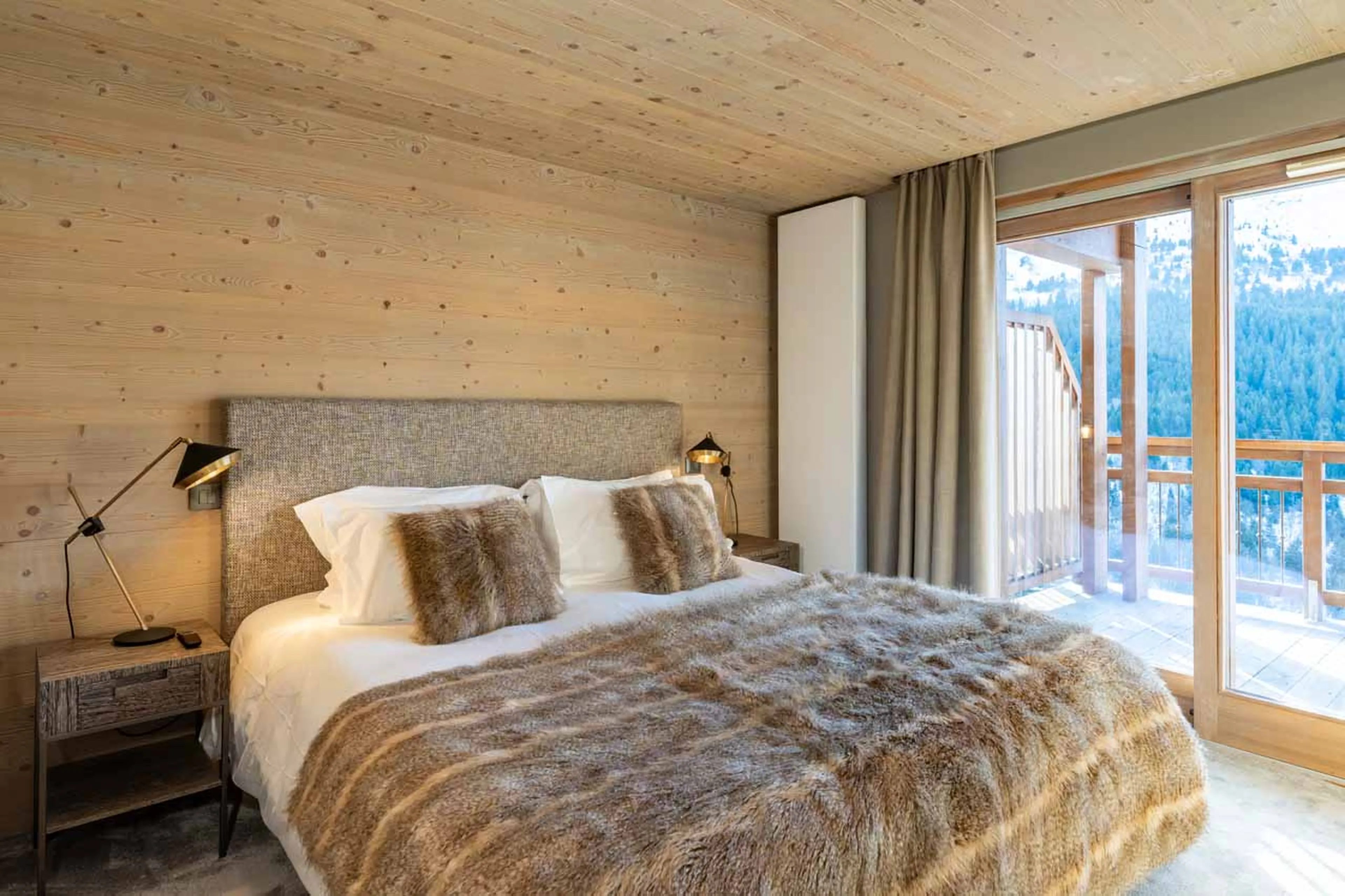 Bedroom 2 at Penthouse Tueda in Meribel