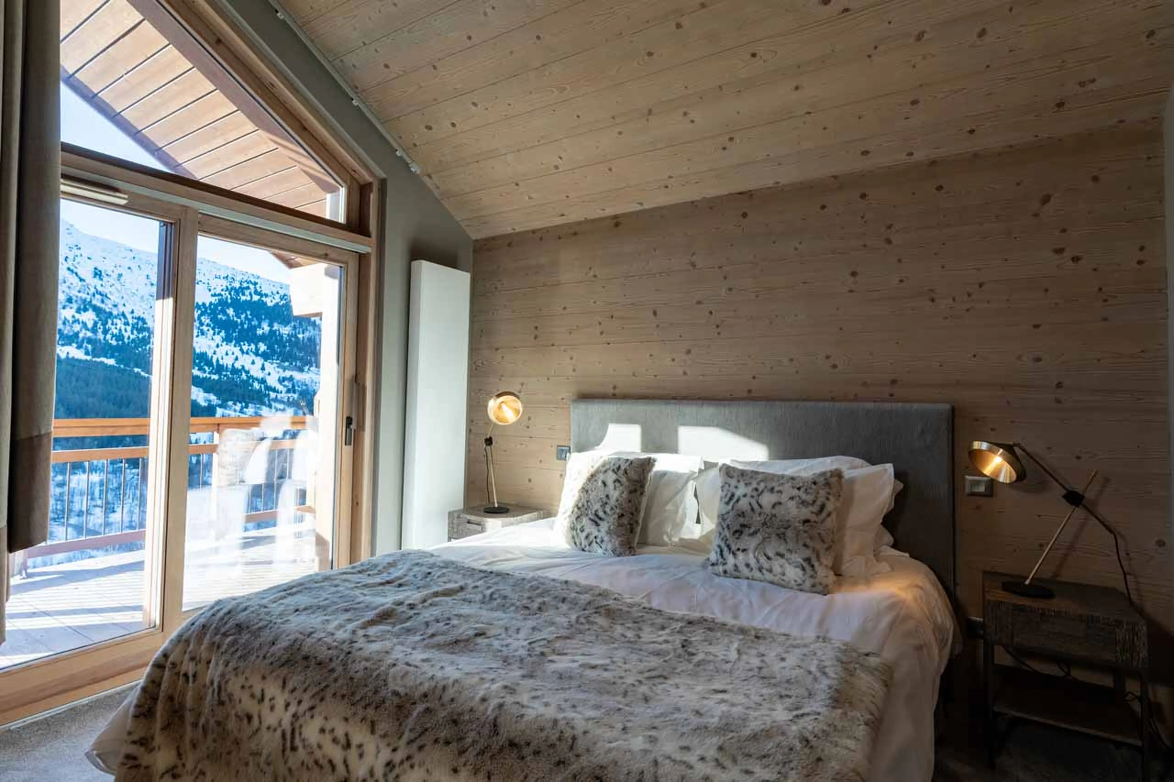 Bedroom 1 at Penthouse Tueda in Meribel