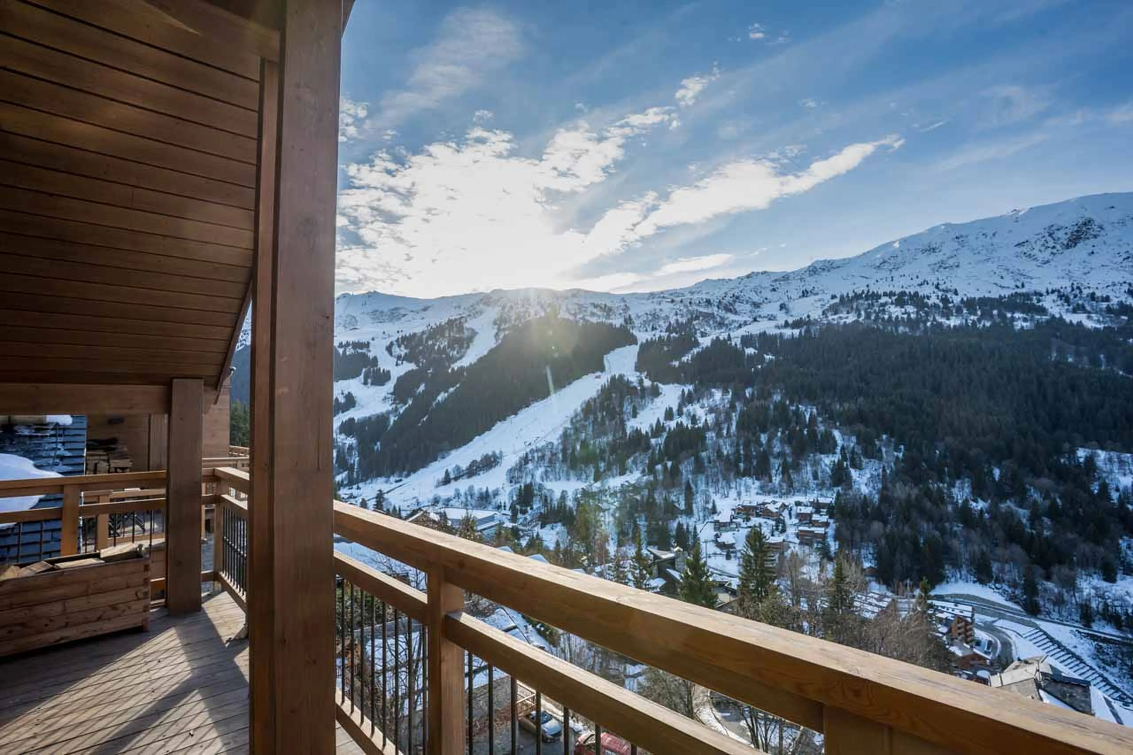 View at Penthouse Tueda in Meribel