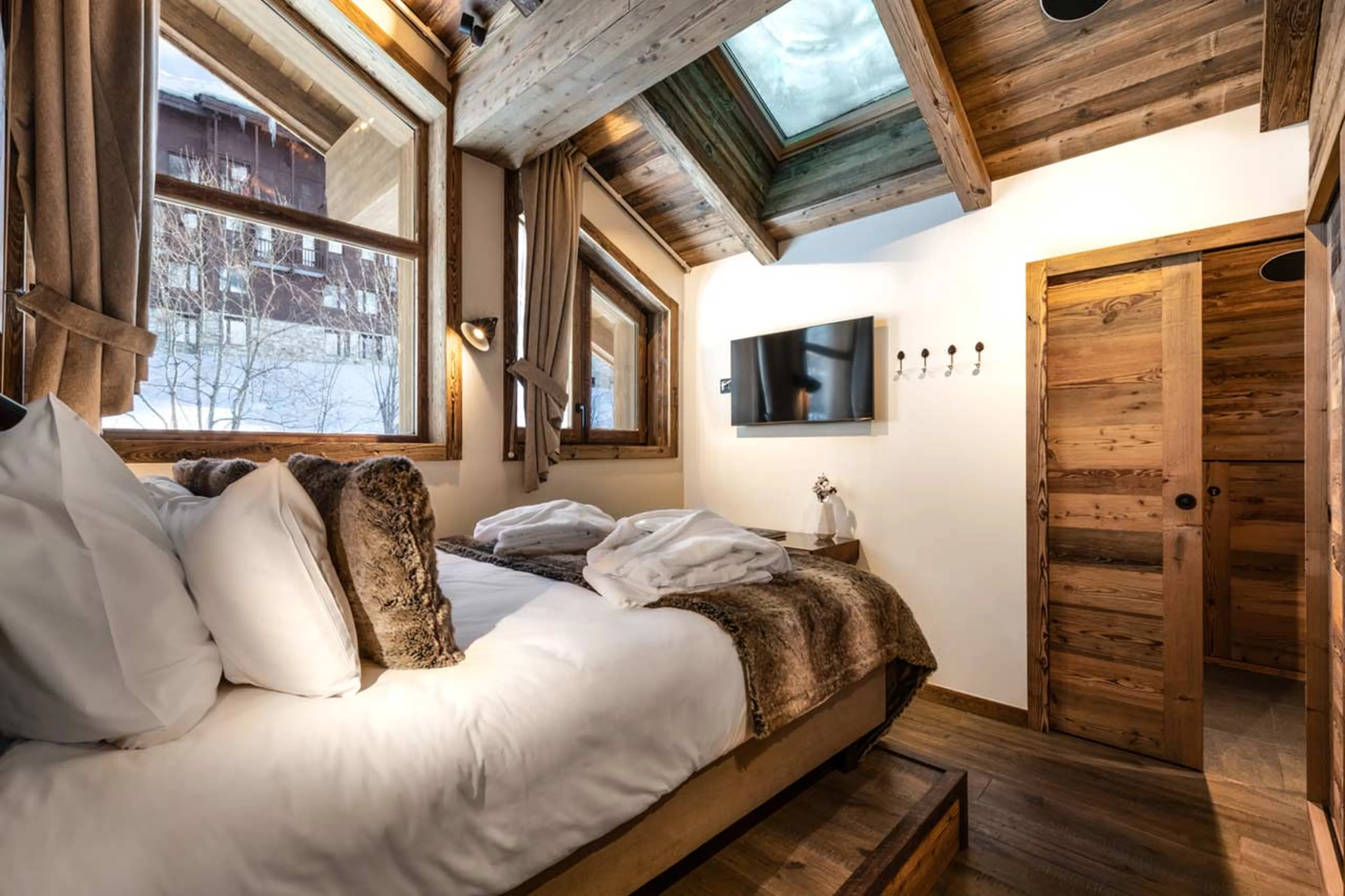 Bedroom four at Penthouse Vail Lodge A32 in Val d'Isere