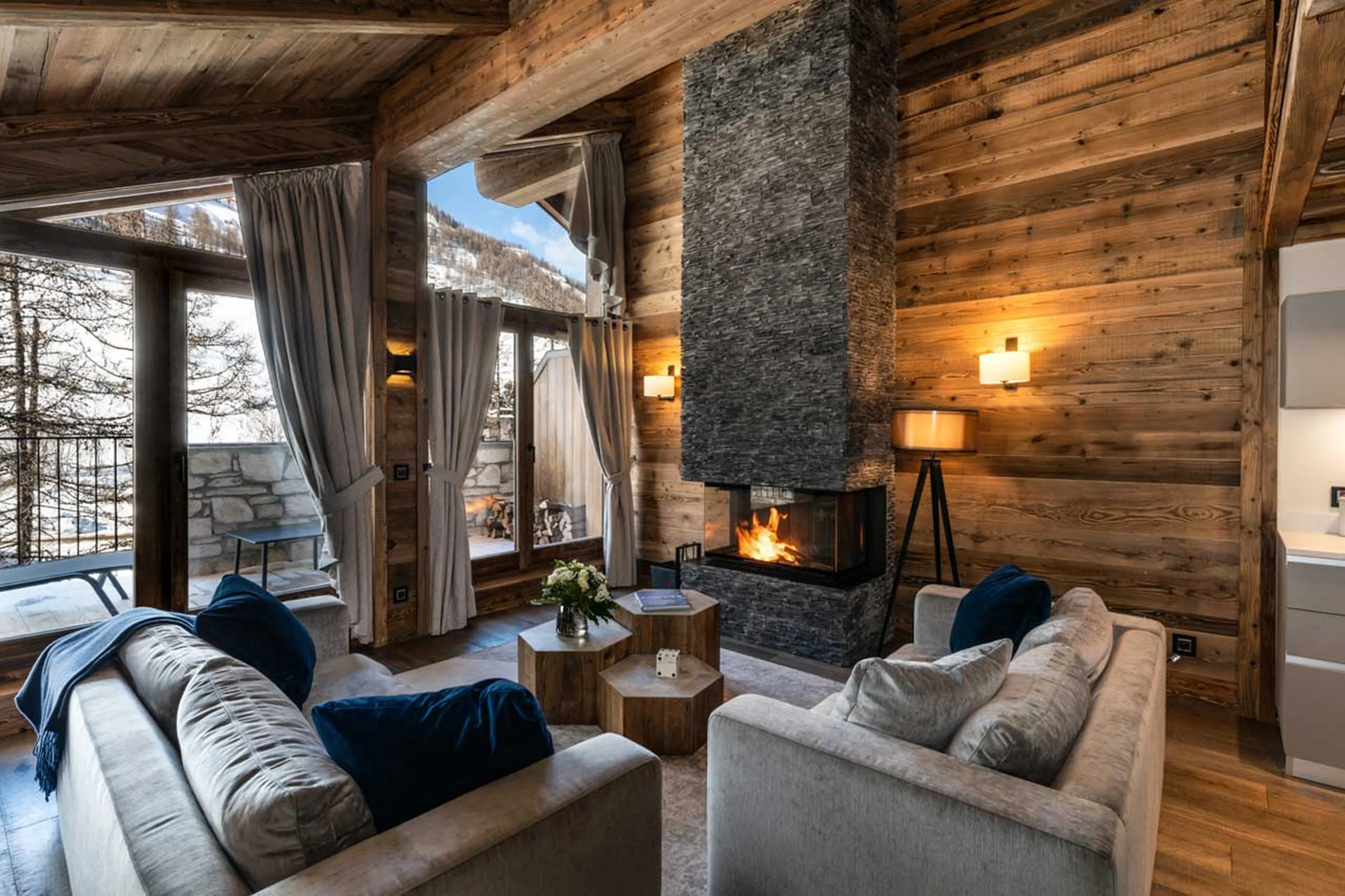 Living area of Penthouse Vail Lodge A32 in Val d'Isere