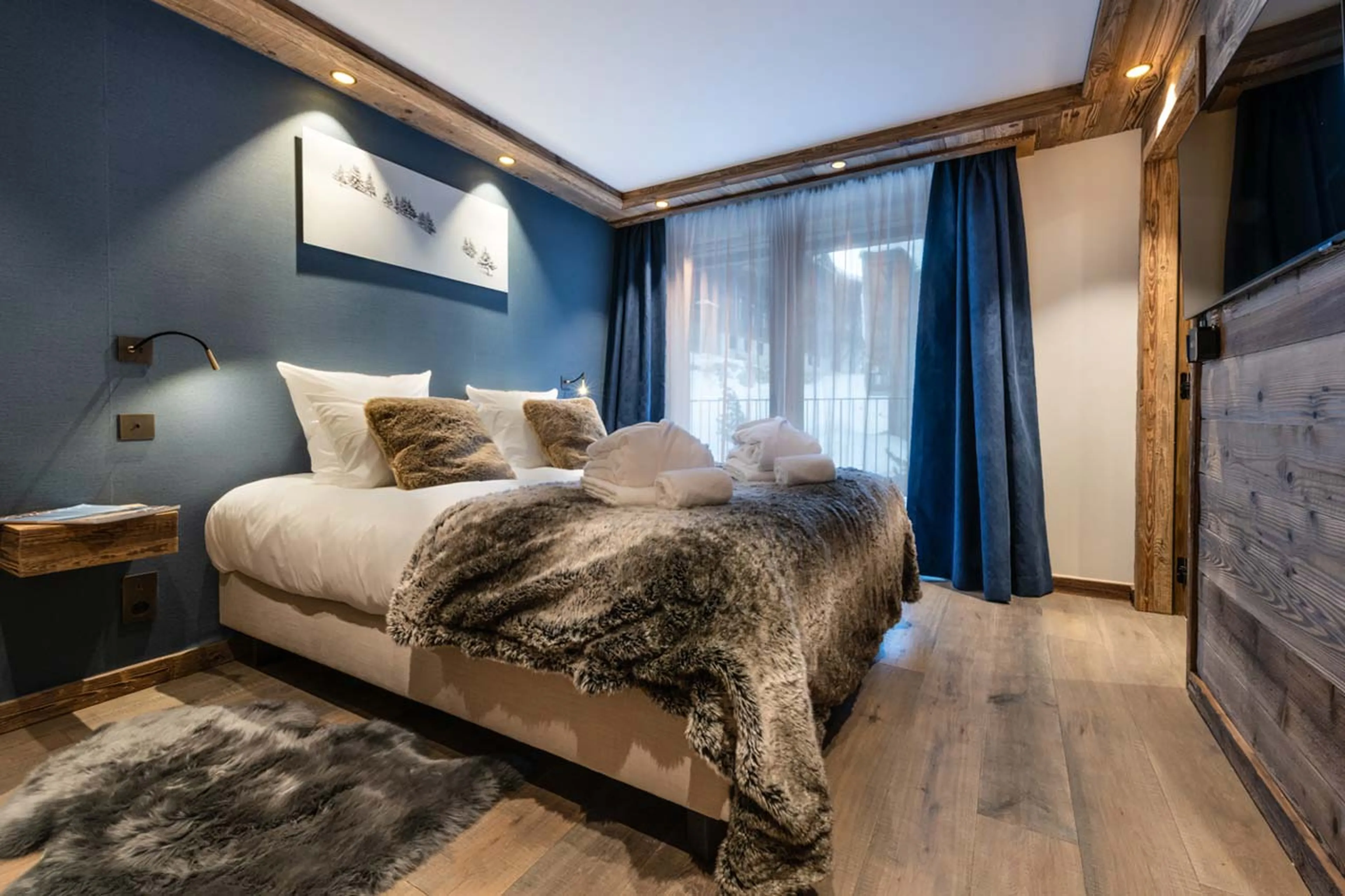 Bedroom two at Penthouse Vail Lodge B41 in Val d'Isere