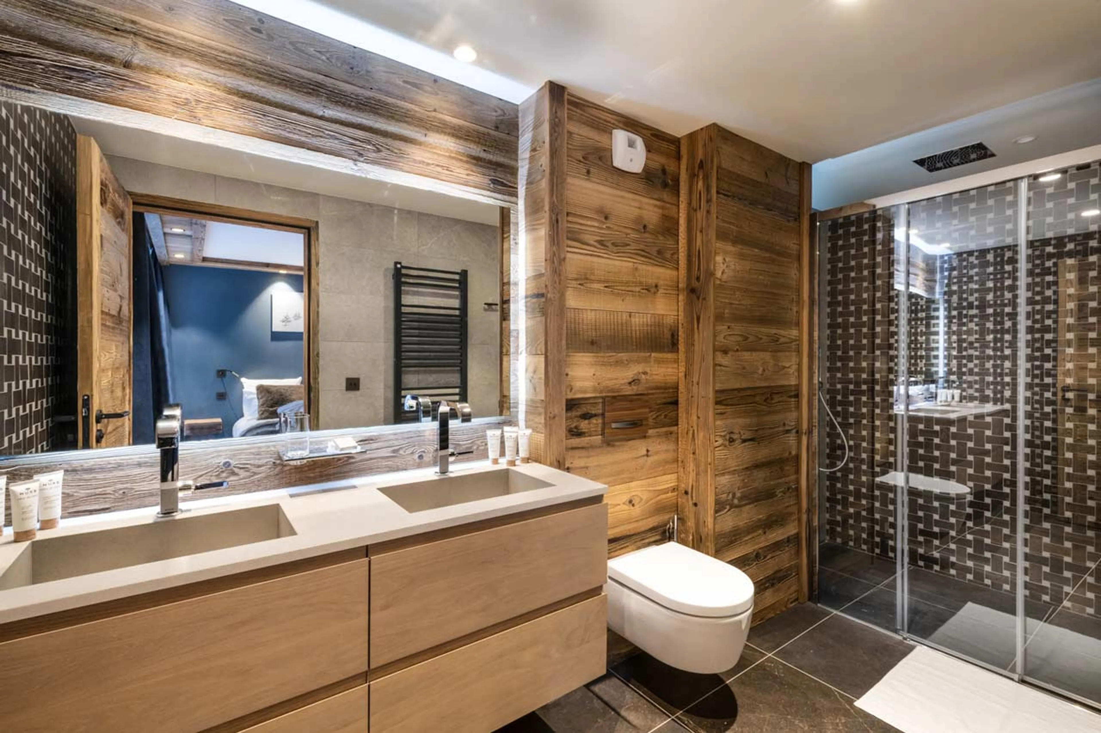 Shower room two at Penthouse Vail Lodge B41 in Val d'Isere
