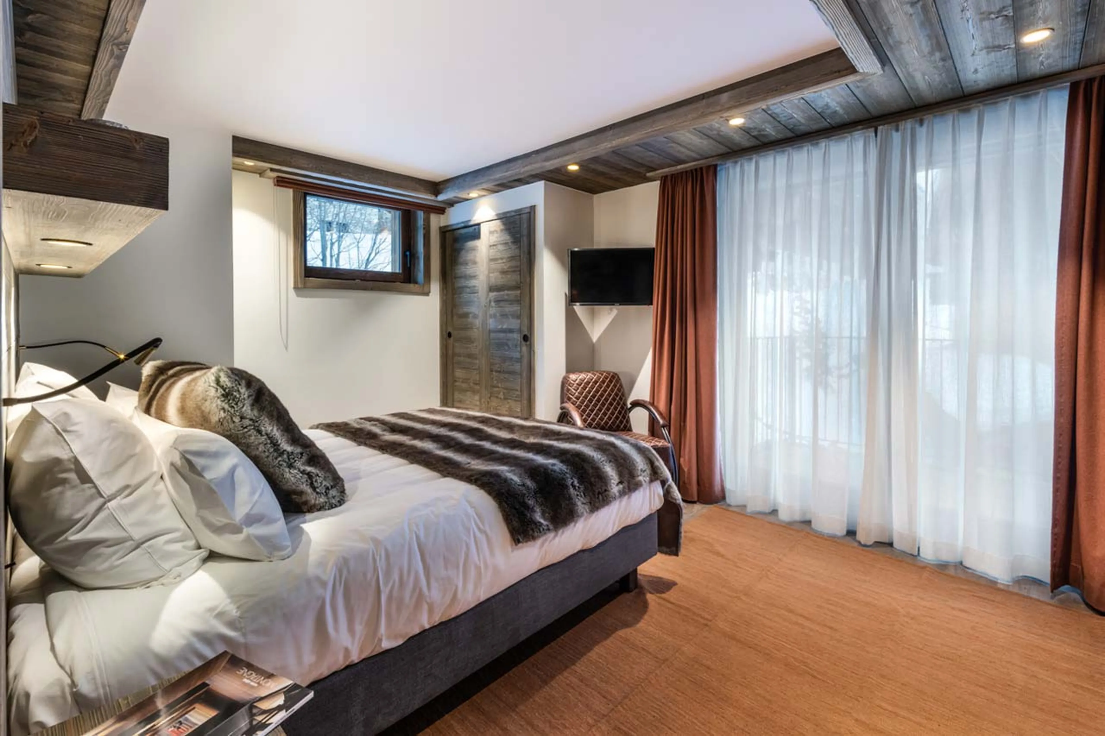 Bedroom three at Penthouse Vail Lodge B41 in Val d'Isere