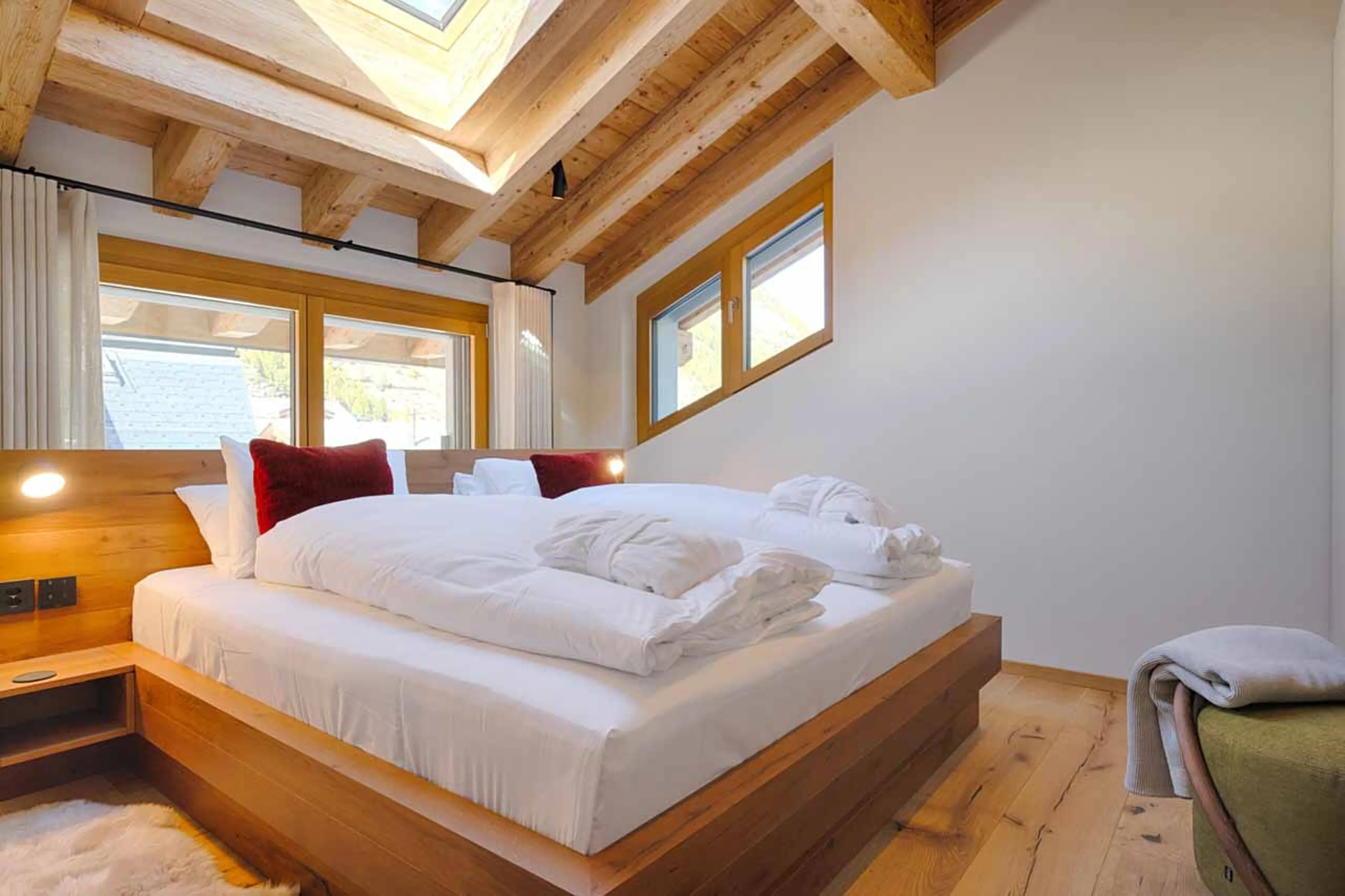Bedroom 1 at Penthouse Weissmatten in Zermatt