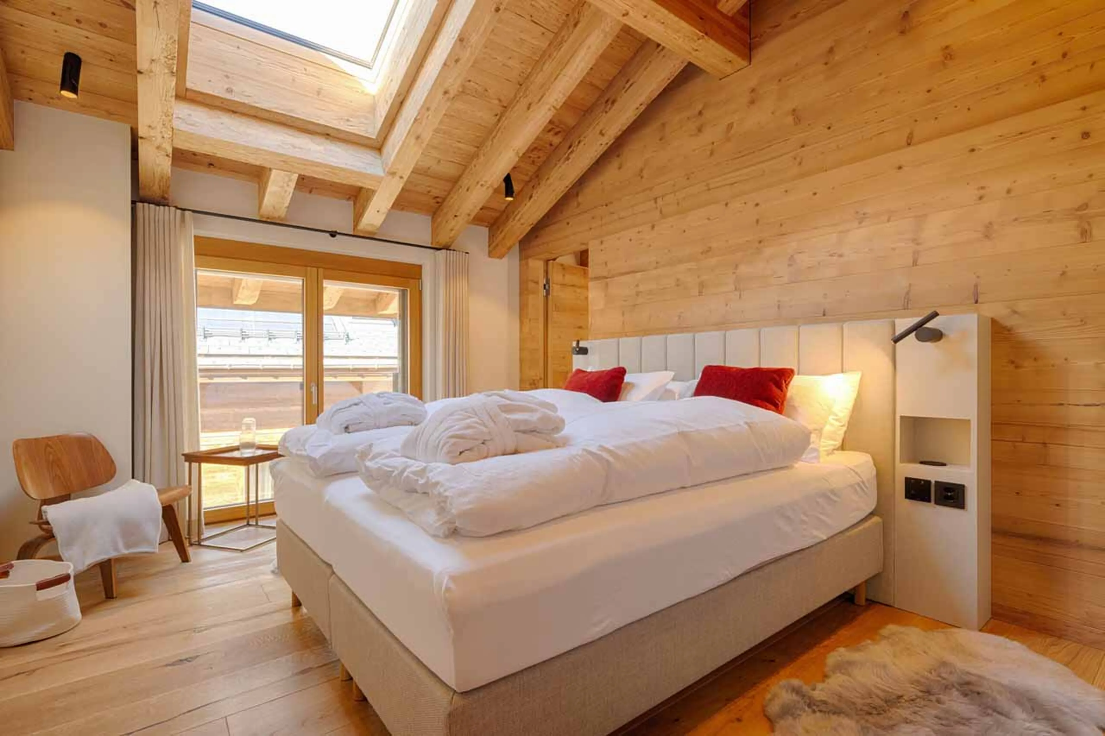 Bedroom 3 at Penthouse Weissmatten in Zermatt