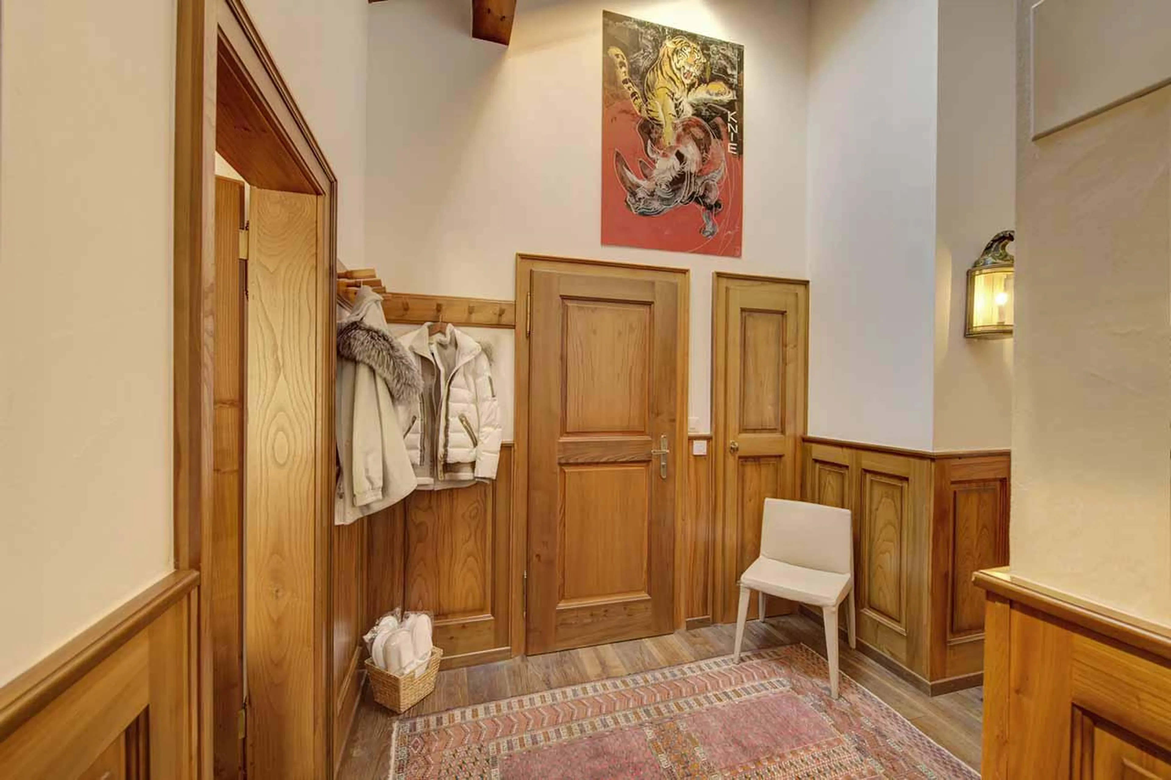 Entrance hall at Penthouse Zen in Zermatt