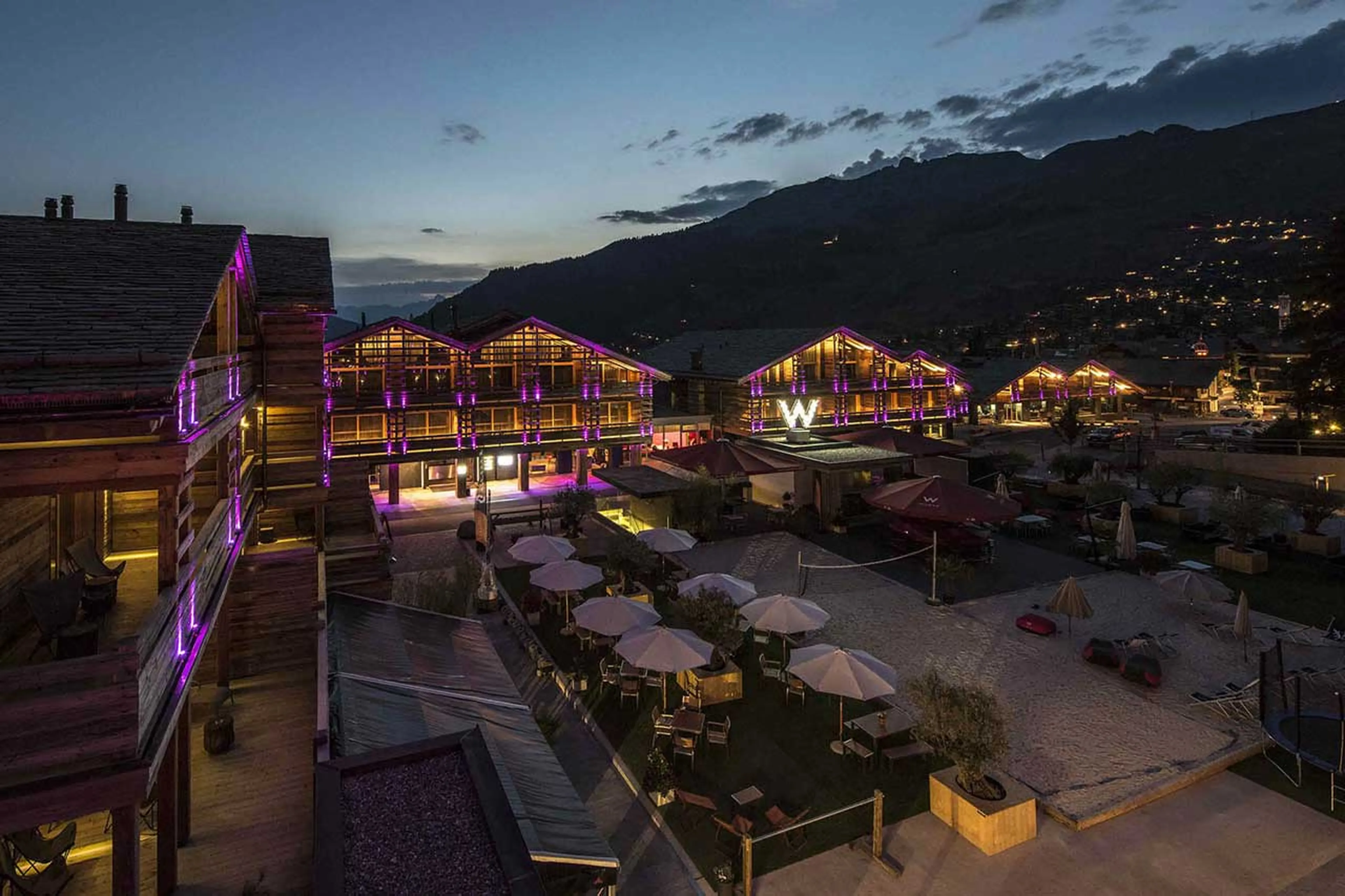 Location of Place Blanche in Verbier